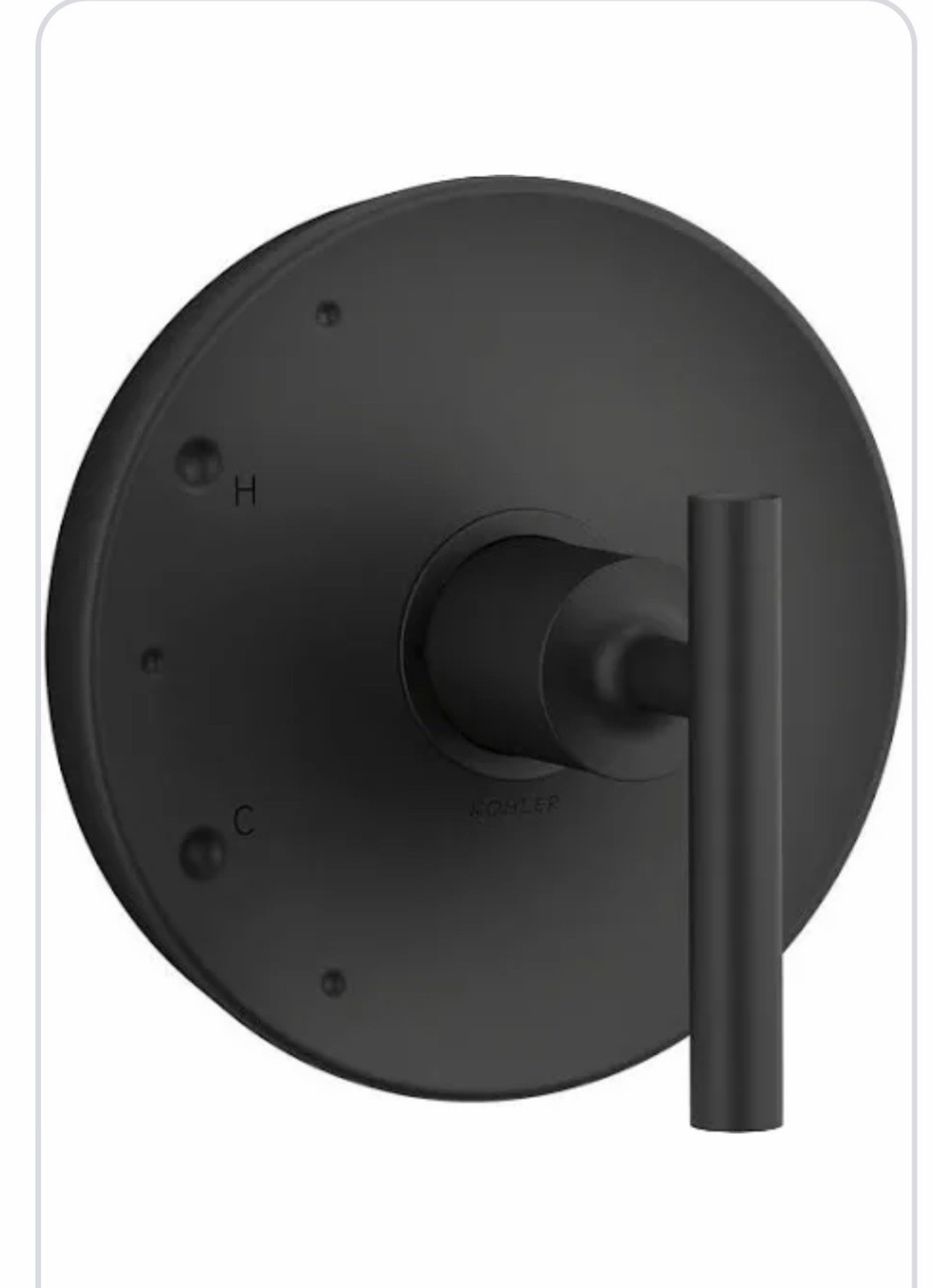 Kohler K-TS14423-4-BL Purist Valve Trim - Black