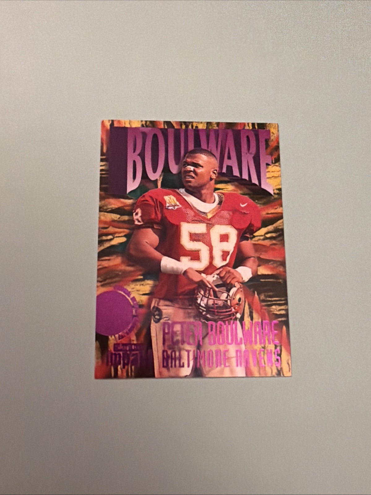 1997 Skybox Impact Rave Peter Boulware Rookie Card RC #214 001/150 1997 Skybox Impact Rave Peter Boulware Rookie Card RC #214 001/150