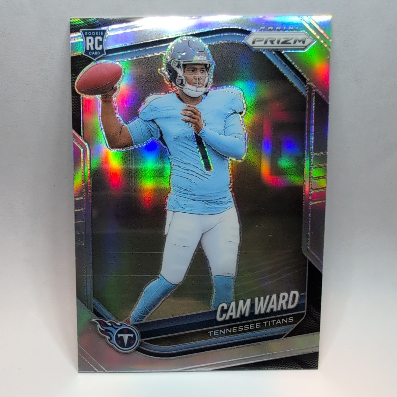 2025 Prizm 352 Cam Ward SILVER PRIZM/HOLO 🔥 NEW 📈 RC ROOKIE CARD 🔥 TITANS QB