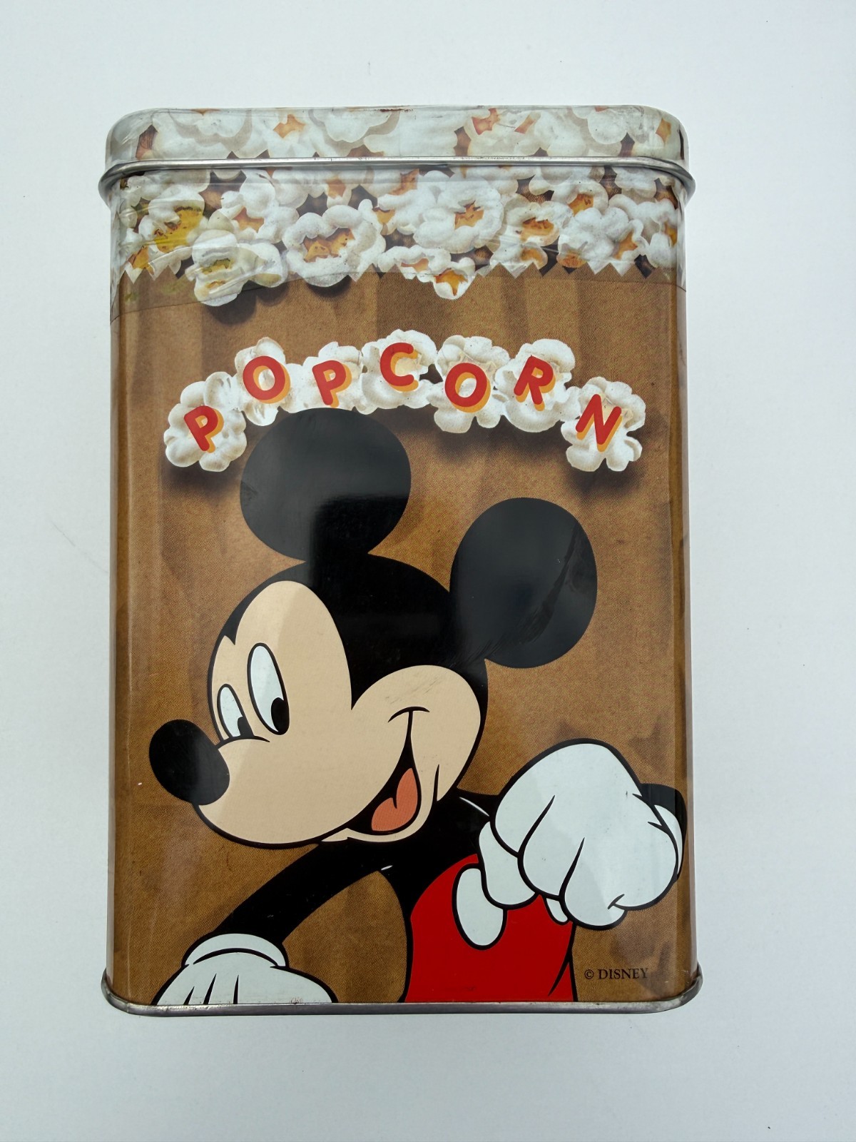 Vintage 1997 Disney Mickey Mouse Popcorn Tin Sealed Series #1 Mickey Unlimited