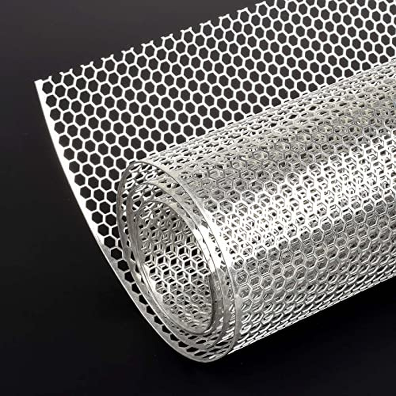 AggAuto 47x16 inches Car Pickup Truck Grill Mesh 6mm Honeycomb Hole Silver AggAuto 47x16 inches Car Pickup Truck Grill Mesh 6mm Honeycomb Hole Silver