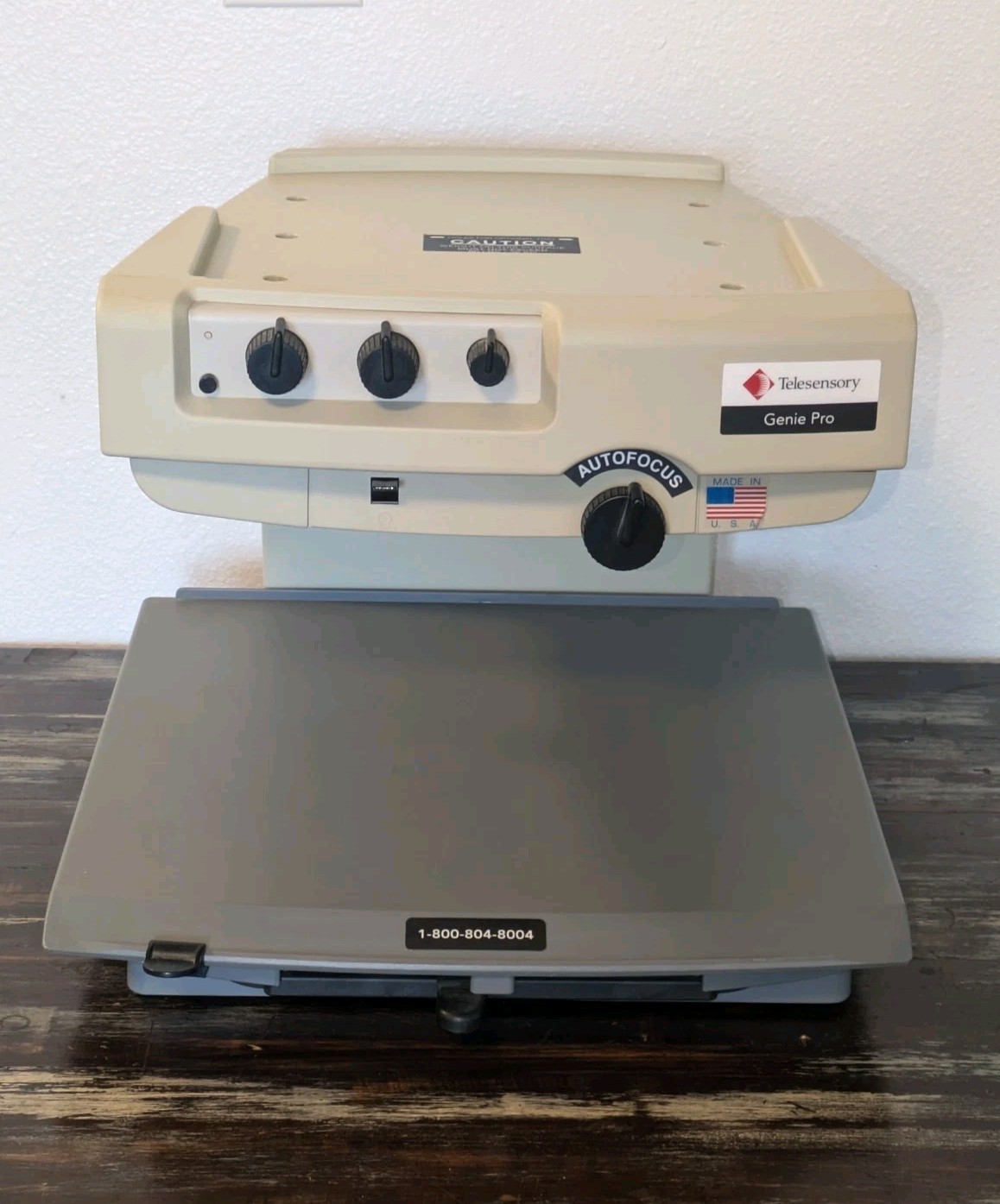 Vintage Telesensory GEP-3 Genie Pro Desktop Low Vision Video Magnifier Aladdin