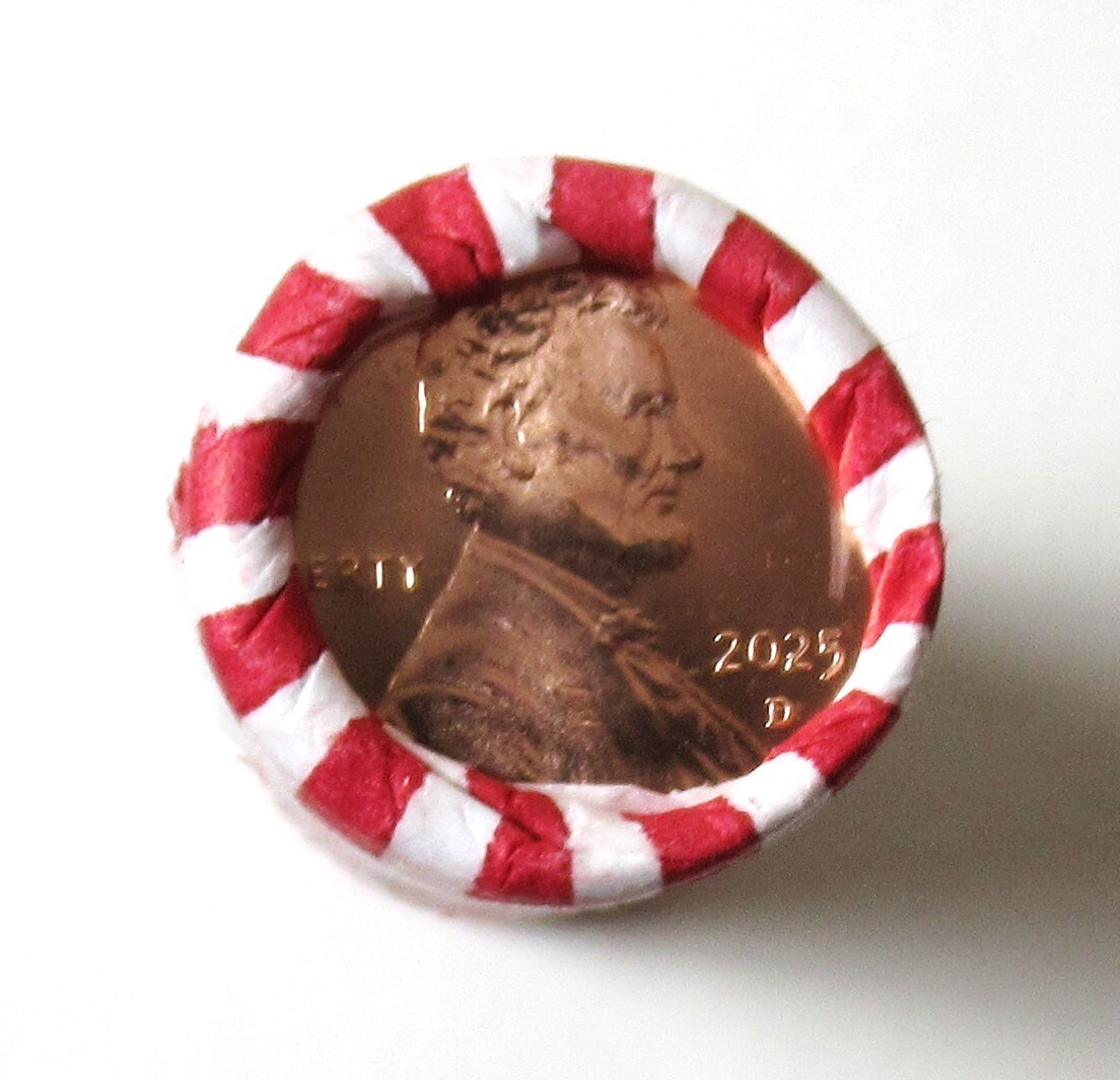 1 2025-D Lincoln Penny Bank Roll Shield Cent Uncirculated Ships Now Own History
