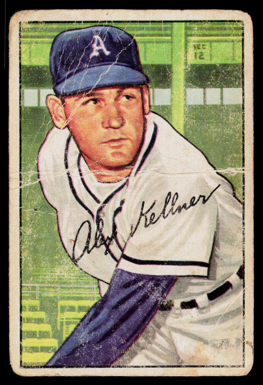 1952 Bowman Alex Kellner Philadelphia Athletics #226 1952 Bowman Alex Kellner Philadelphia Athletics #226