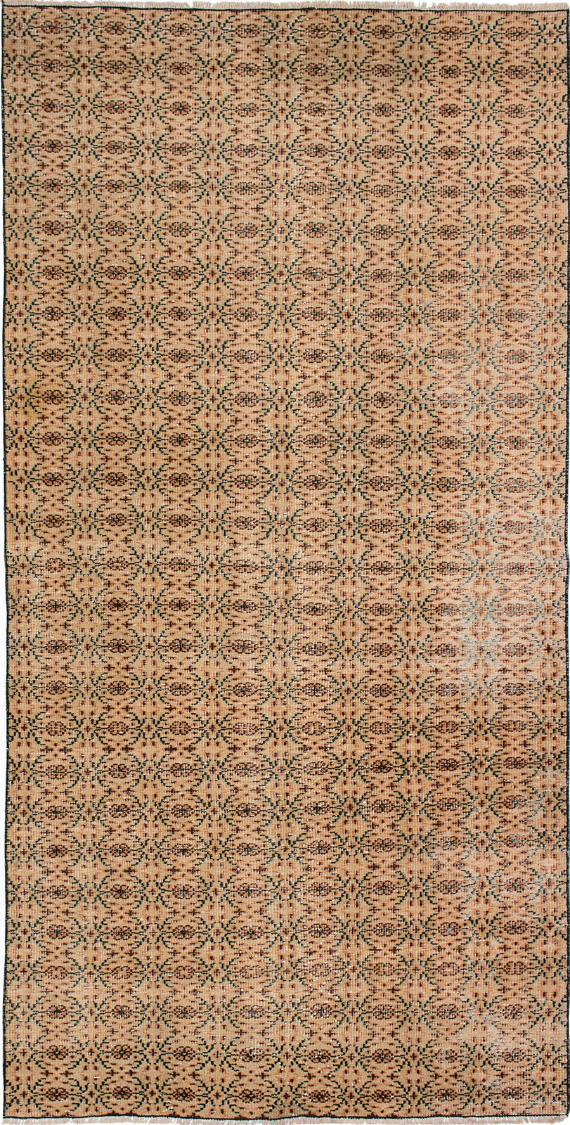 Traditional Vintage Hand-Knotted Area Rug 4\'10\