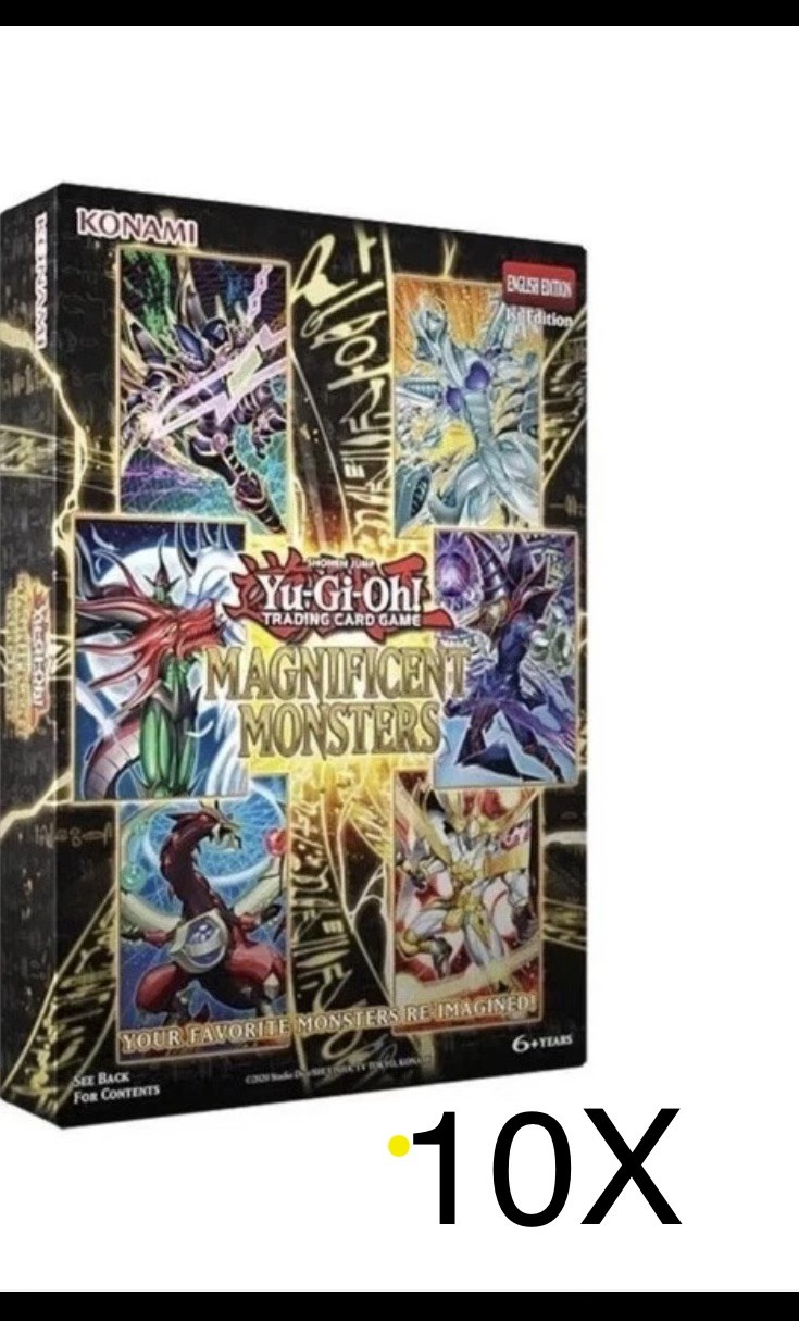 Yugioh Magnificent Monsters Box (10 Mini Boxes) Factory Sealed Yugioh Magnificent Monsters Box (10 Mini Boxes) Factory Sealed