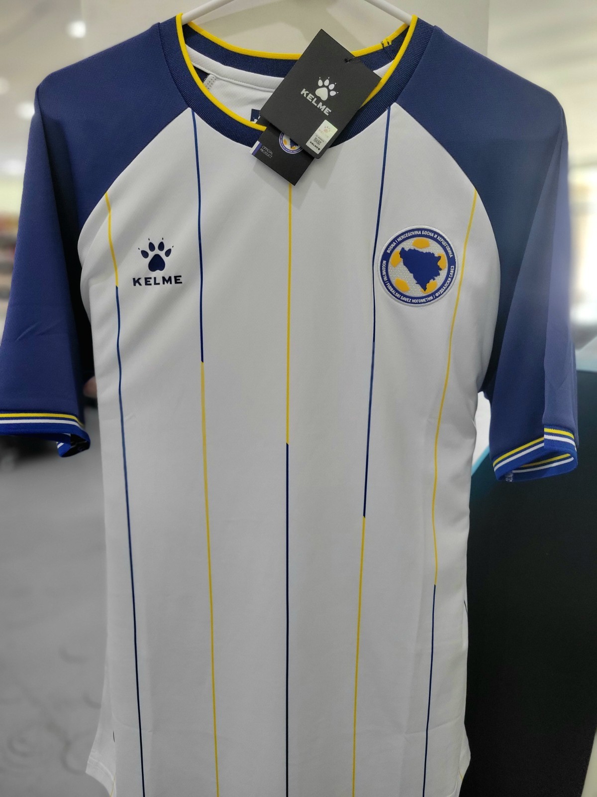Bosnia - WC 2026 KELME Authentic Jersey Size 2XL + Bosnia - WC 2026 KELME Authentic Jersey Size 2XL +