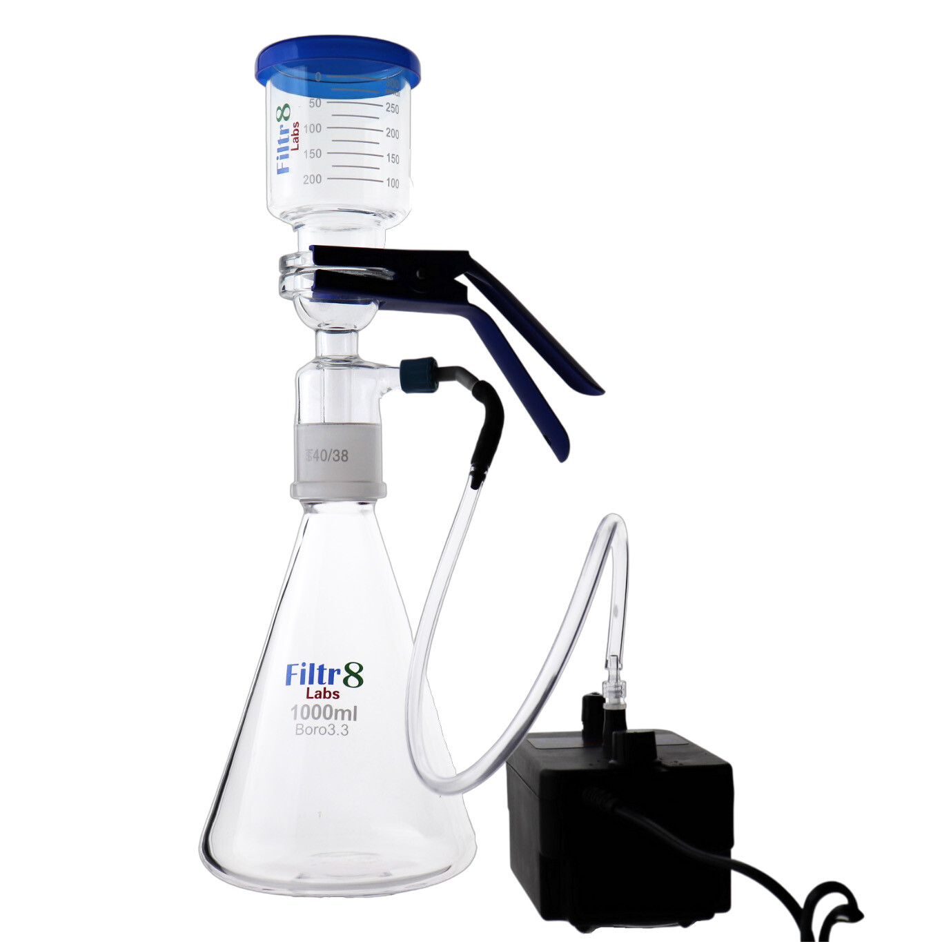 Fast and Hands-Free Vacuum Filtration Kit | Filtr8 Sand Core Flask with Pro Pump