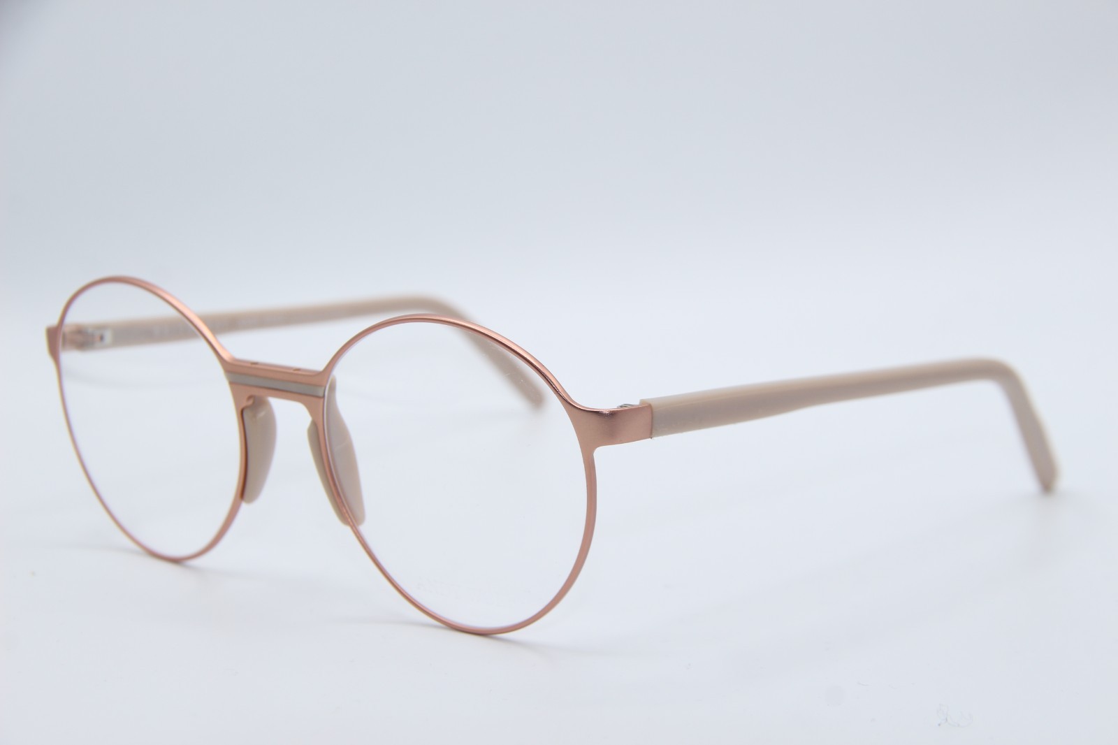 NEW ANDY WOLF WHITE HEAT SANDS COL. D PINK GRAY AUTHENTIC EYEGLASSES 53-20