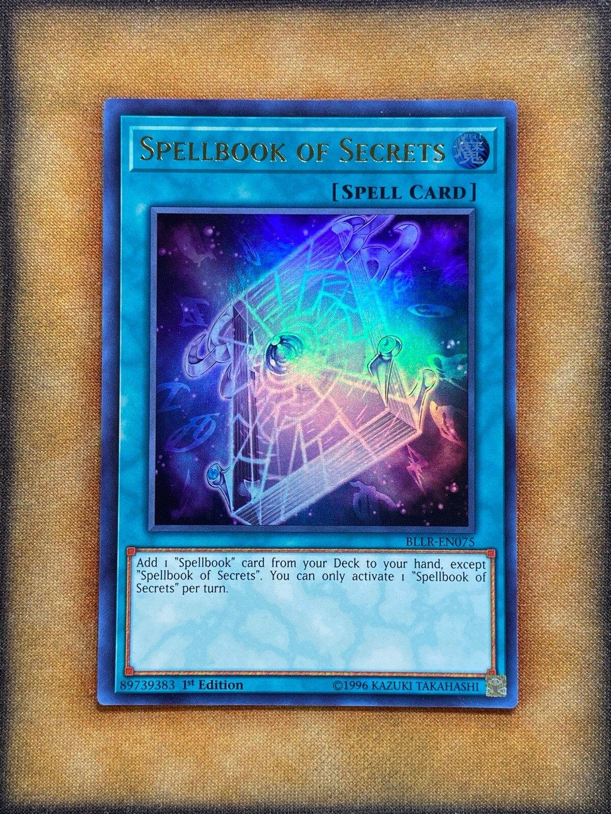Yugioh Spellbook of Secrets BLLR-EN075 Ultra Rare 1st Ed NM
