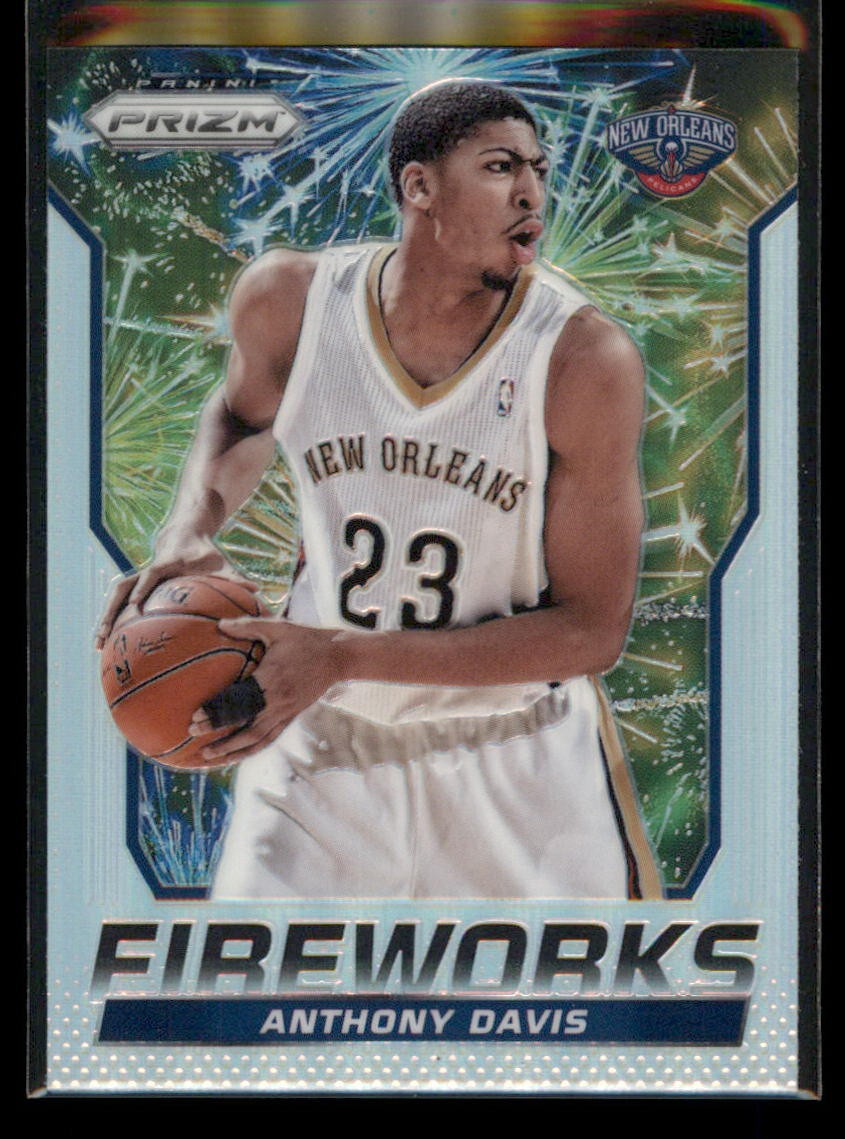 2014-15 Panini Prizm Anthony Davis #9 Fireworks Prizm 2014-15 Panini Prizm Anthony Davis #9 Fireworks Prizm