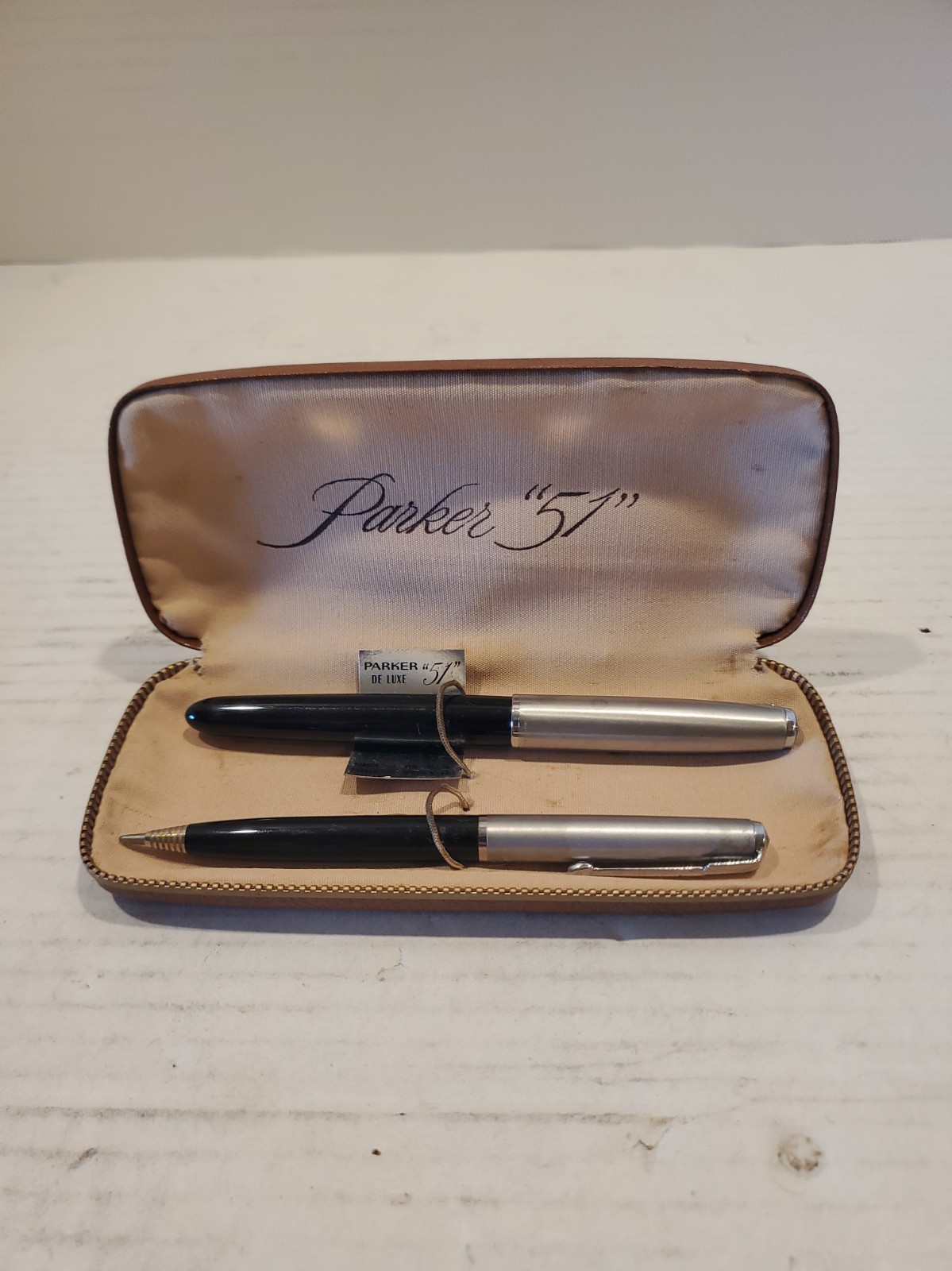 Parker 51 Pen Set - Vintage Black