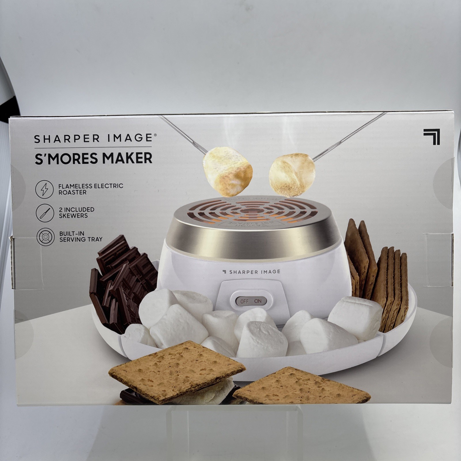 SHARPER IMAGE S\'MORES MAKER - Flameless Electric Marshmallow Roaster NEW SEALED SHARPER IMAGE S\'MORES MAKER - Flameless Electric Marshmallow Roaster NEW SEALED