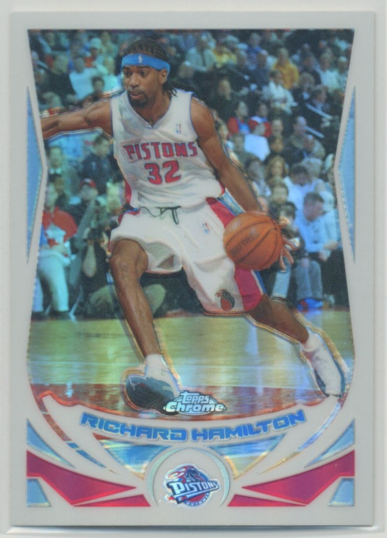 Richard Hamilton 2004-05 Topps Chrome Refractor #36 Detroit Pistons