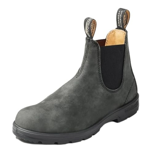 587 Blundstone Chelsea Boots Unisex Rustic Black Size - 587-RUSTIC/BLACK-6.5