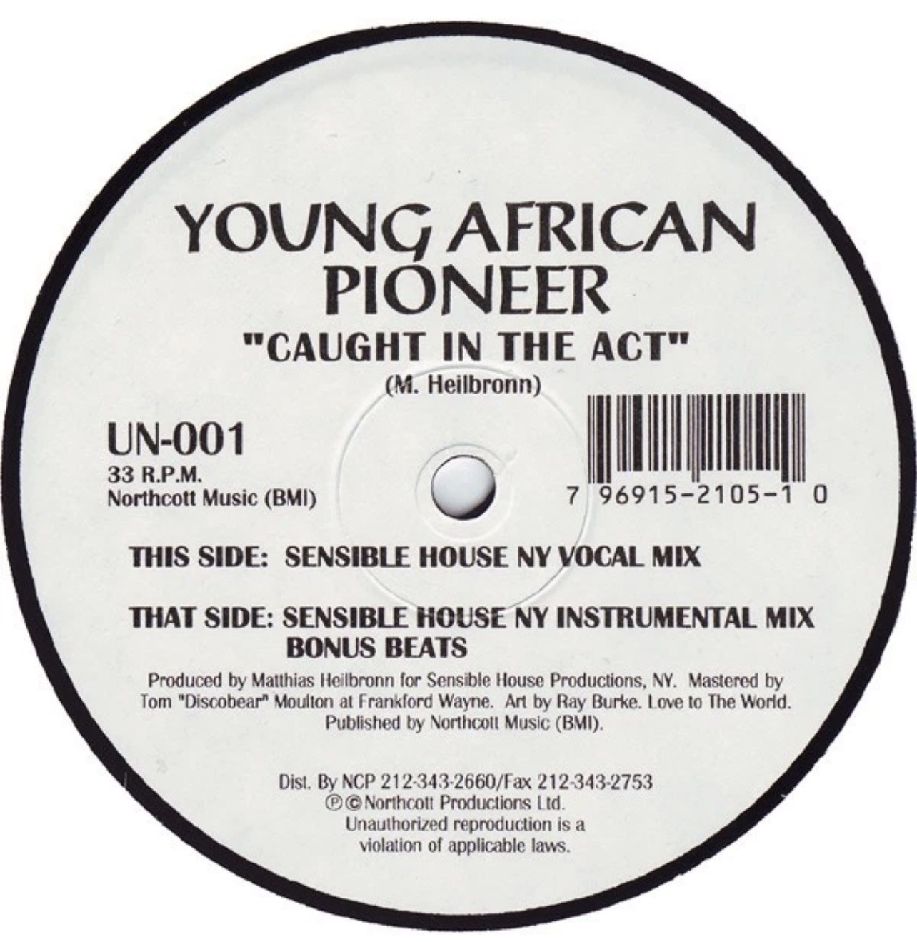 Young African Pioneer - Caught In The Act (12\