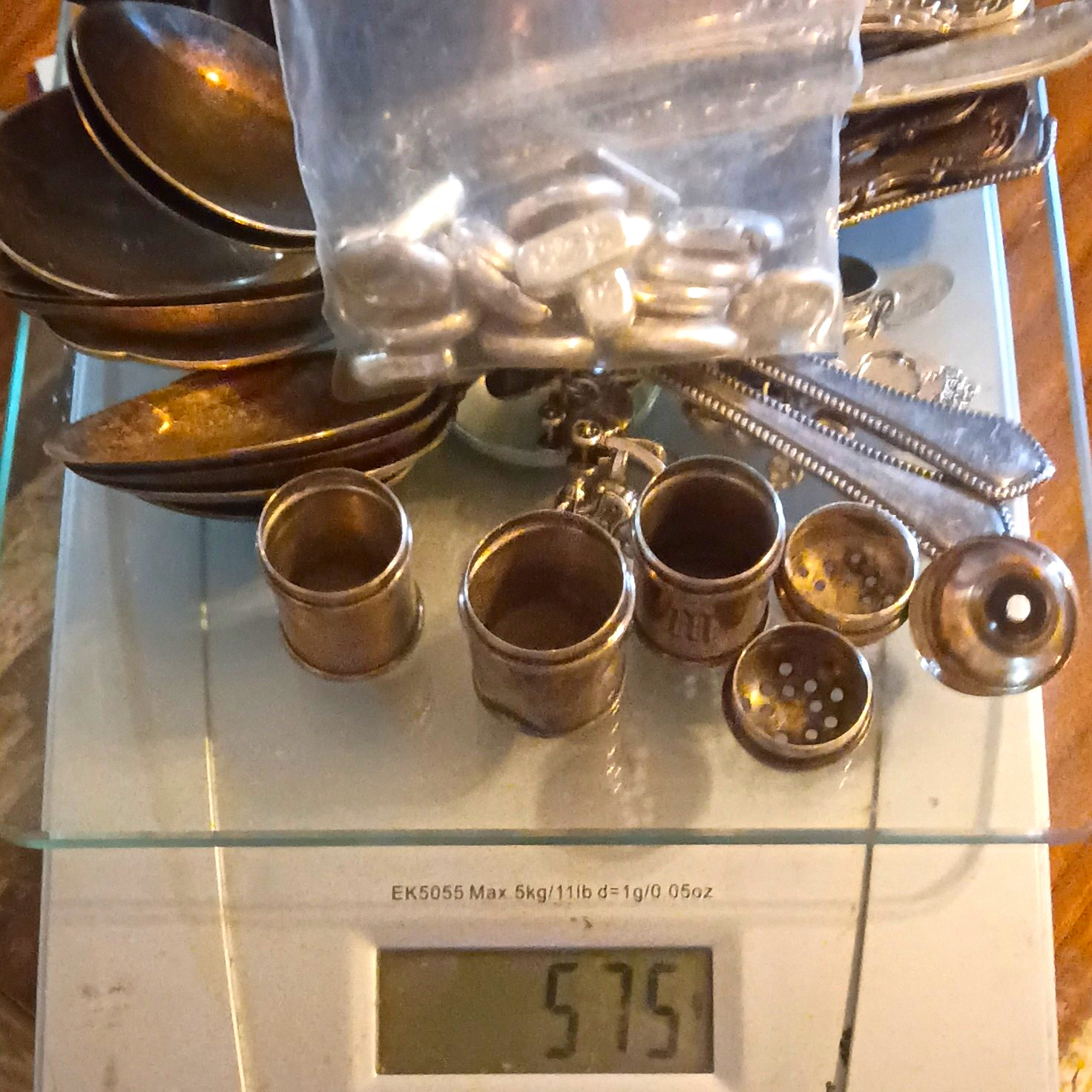 Mixed Lot Of Sterling Silver And 99.999 Silver Bullion