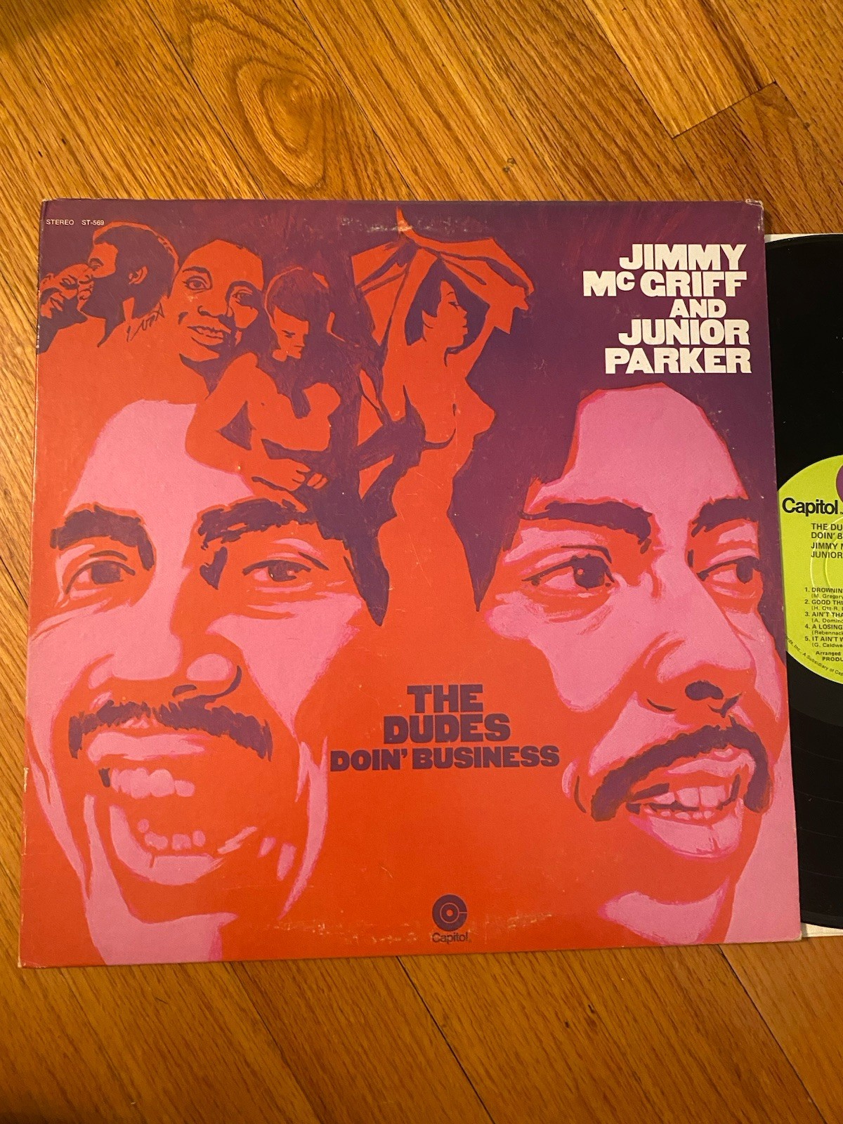 JIMMY MCGRIFF AND JUNIOR PARKER THE DUDES DOIN BUSINESS EX LP ORIG. 1970 CAPITOL JIMMY MCGRIFF AND JUNIOR PARKER THE DUDES DOIN BUSINESS EX LP ORIG. 1970 CAPITOL