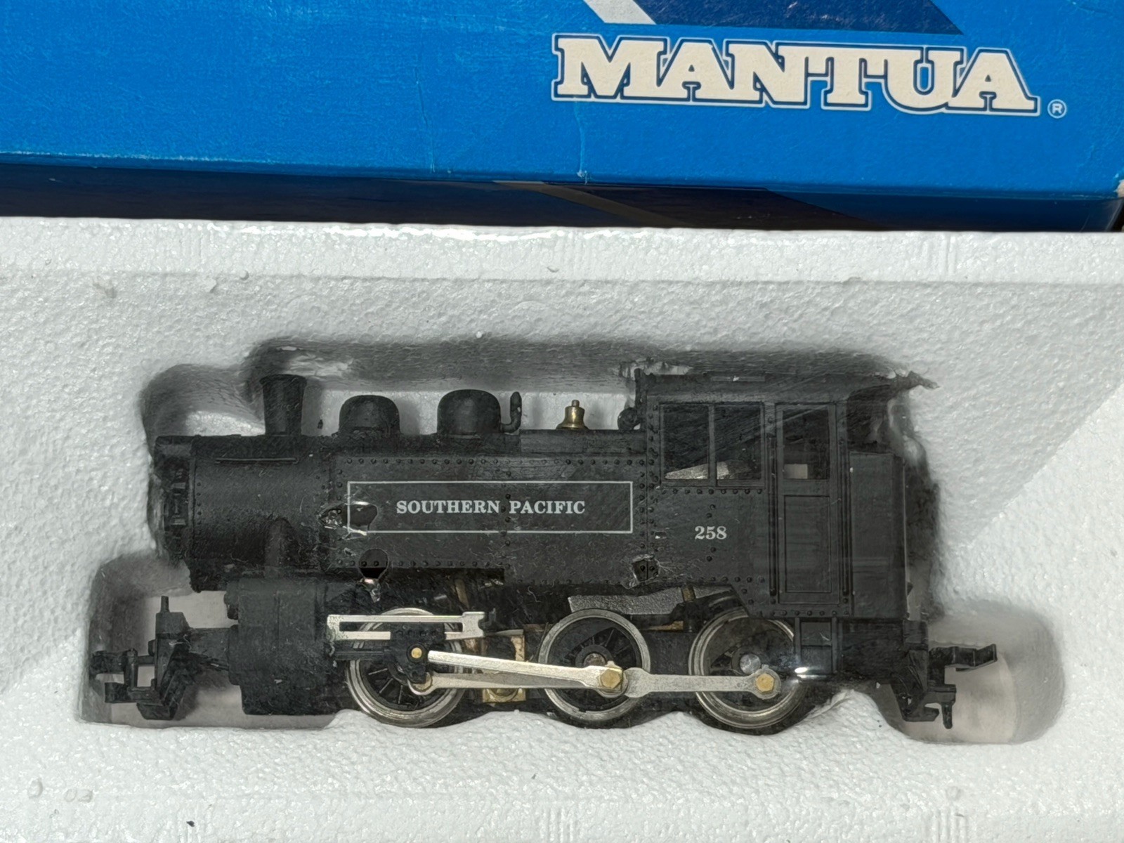 Vintage Factory Sealed Mantua 0-6-0 Little Six Southern Pacific 258 HO 302-011 Vintage Factory Sealed Mantua 0-6-0 Little Six Southern Pacific 258 HO 302-011