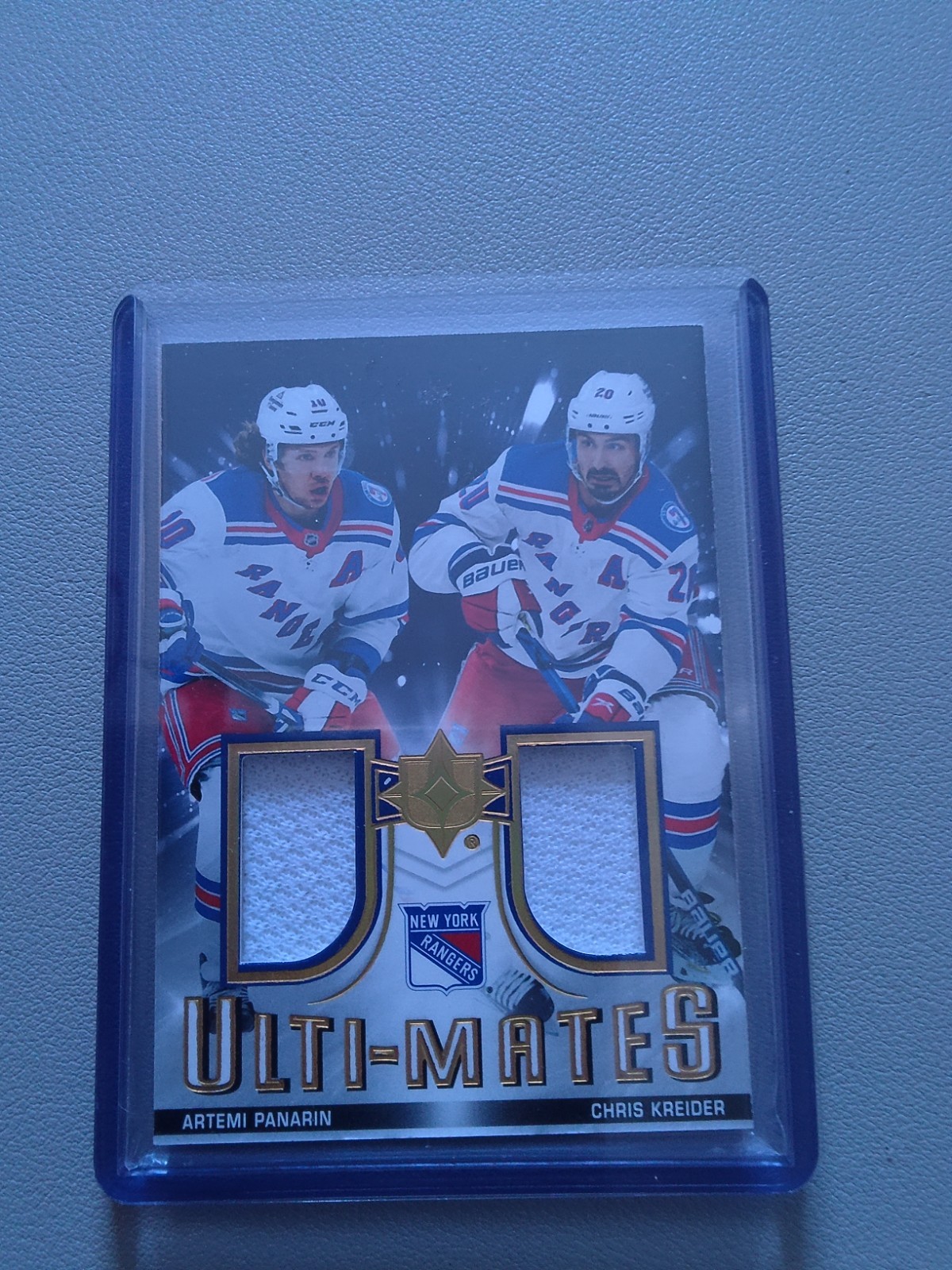 2022 UD PANARIN/KREIDER ULTI-MATES DUAL PATCHES 2022 UD PANARIN/KREIDER ULTI-MATES DUAL PATCHES