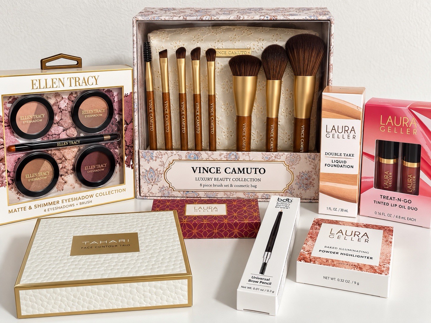 New Luxury Makeup & Beauty Lot Laura Geller Vince Camuto Tahari Ellen Tracy BDB