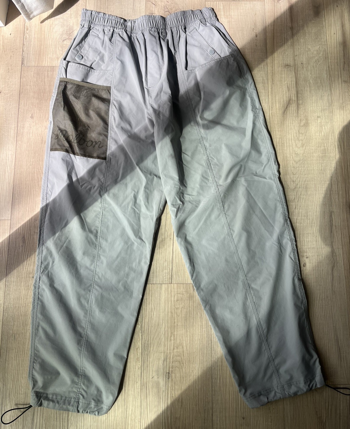 Genuine Malbon Golf Mesh Basket Pocket Pants Shale (MAN)