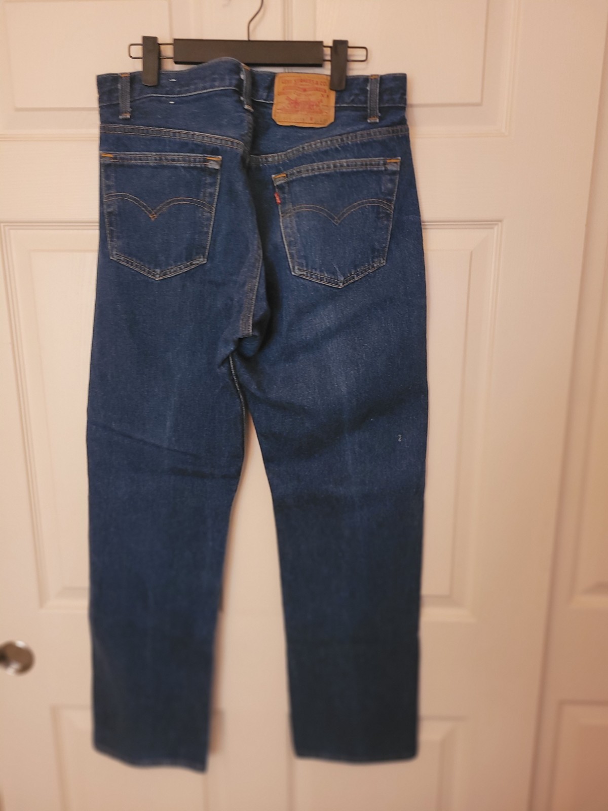 Vintage Levis 501 -0115 Jeans 34x30 (Fits 32) Mens Blue Denim Straight USA 80\'s