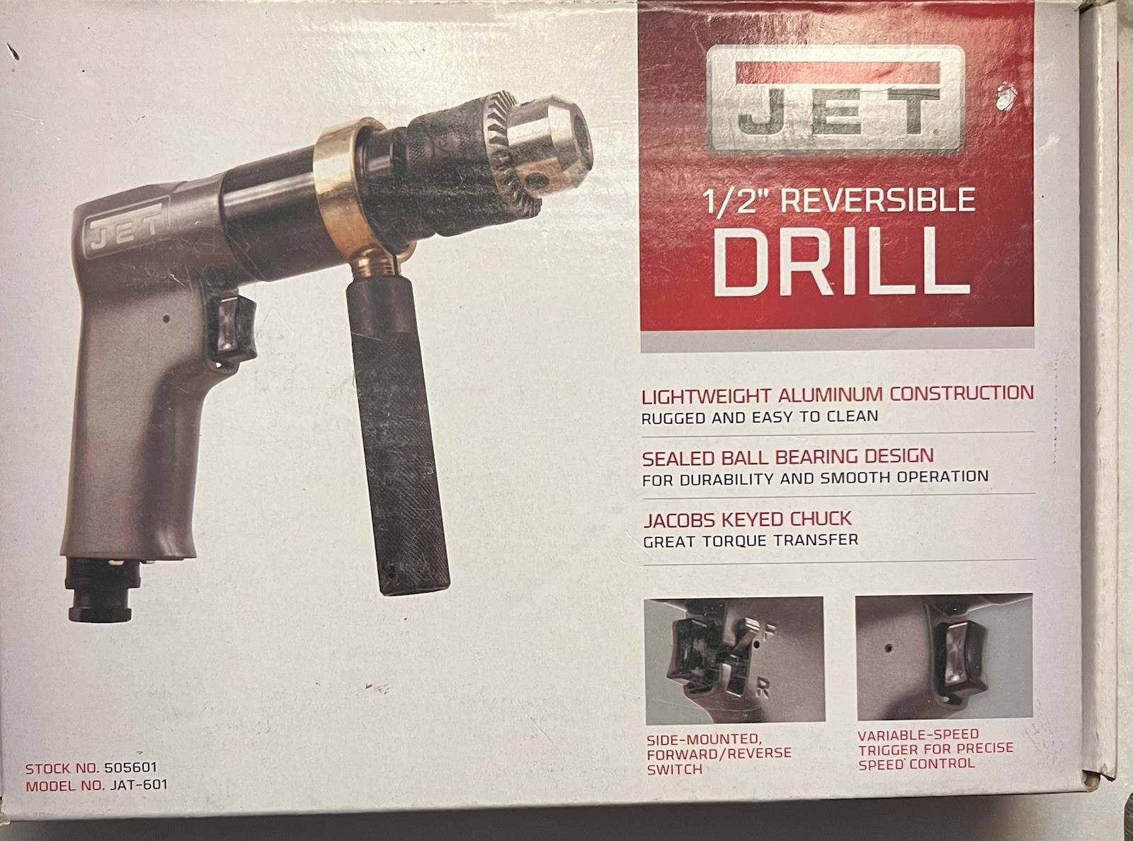 Jet R6 505601 JAT-601 Reversible Drill Jet R6 505601 JAT-601 Reversible Drill