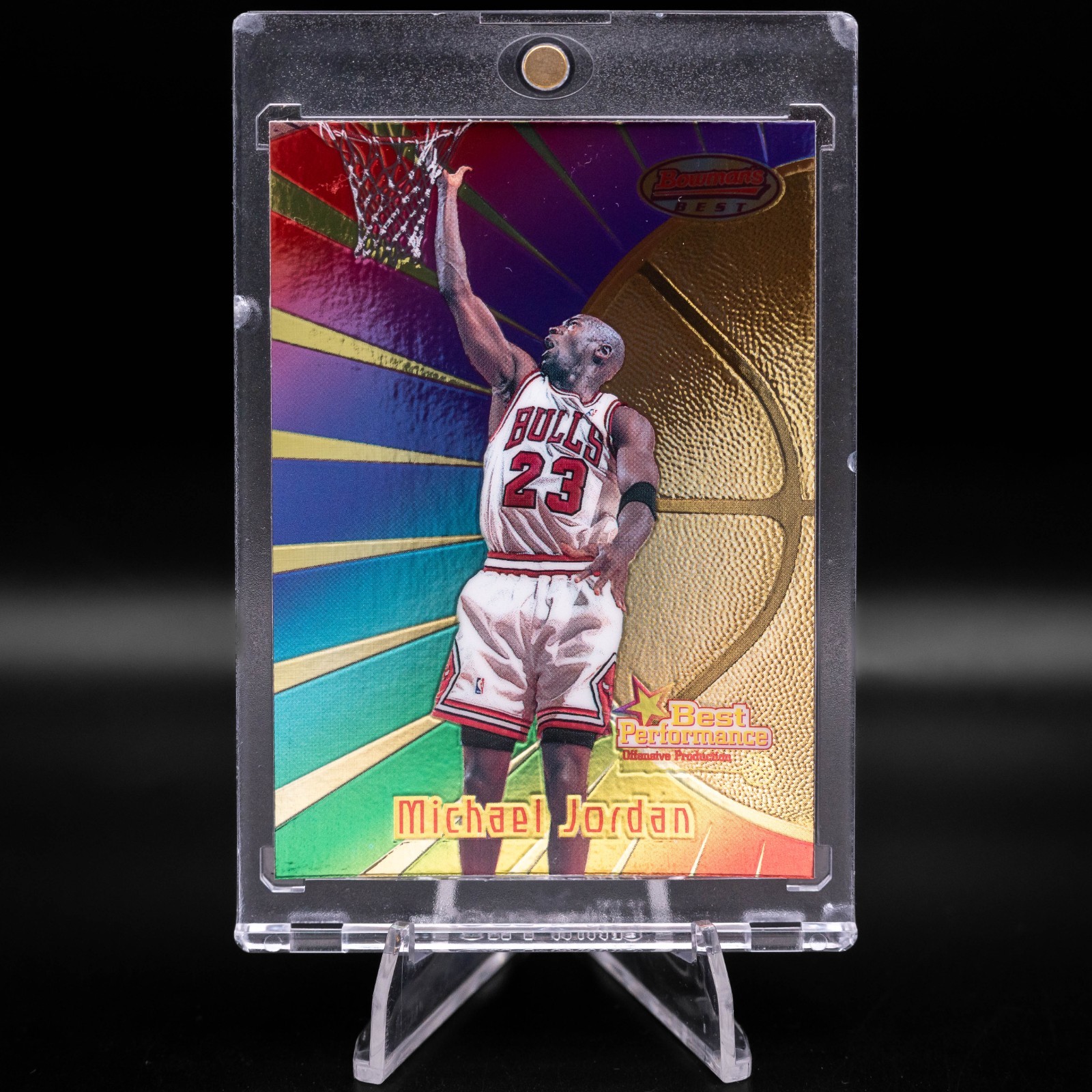 1997-98 Bowman\'s Best MICHAEL JORDAN Best Performance #96 Bulls HOF