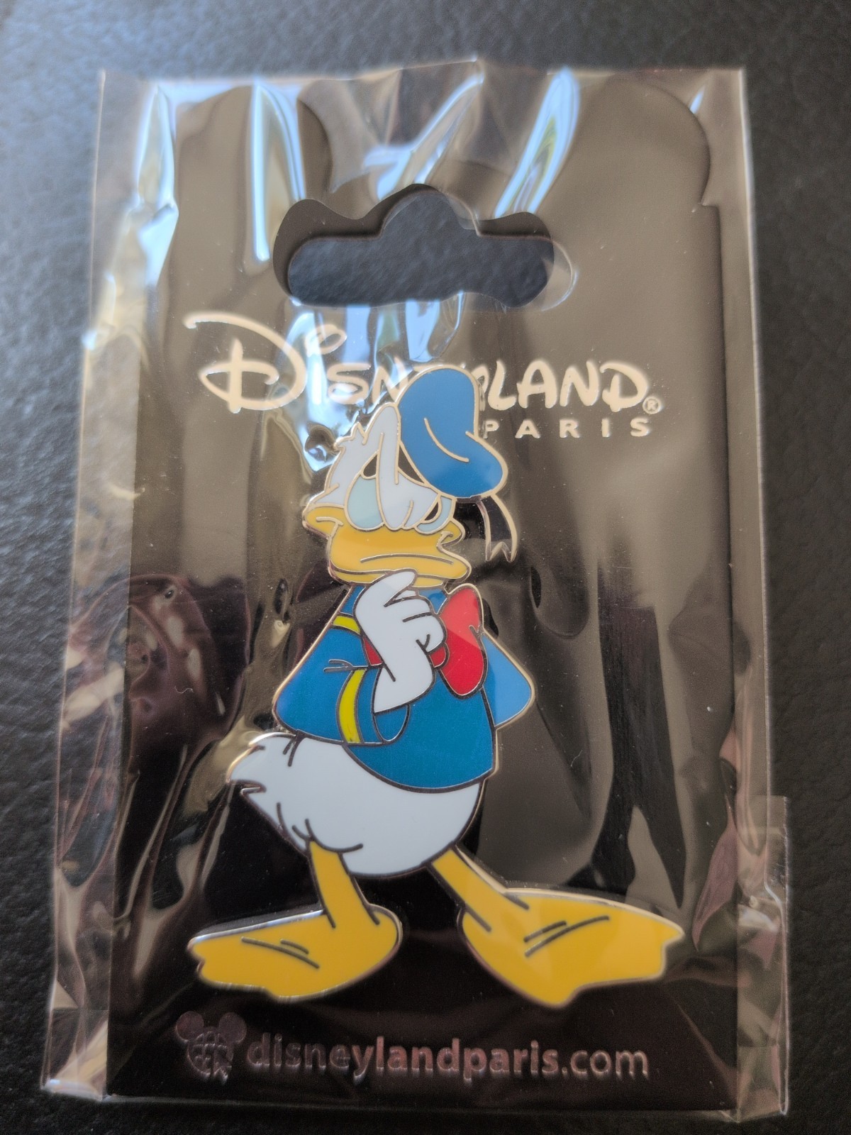 Disneyland Paris Pin Grumpy Donald Duck Trading Pin DLP New