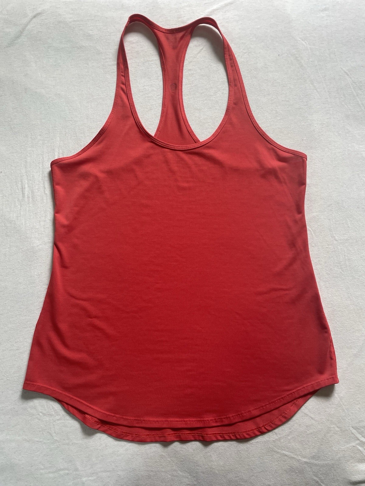 Lululemon Women\'s S Red Racerback Tank Top Scoop Neck Sleeveless Yoga Lululemon Women\'s S Red Racerback Tank Top Scoop Neck Sleeveless Yoga