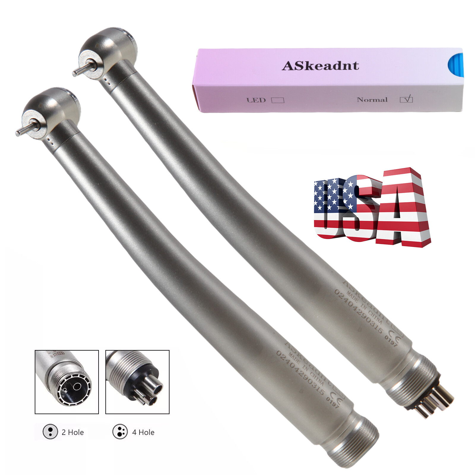 NSK Style Dental Fiber Optic LED E-generator / High Speed Handpiece 2HOLE/4HOLE NSK Style Dental Fiber Optic LED E-generator / High Speed Handpiece 2HOLE/4HOLE