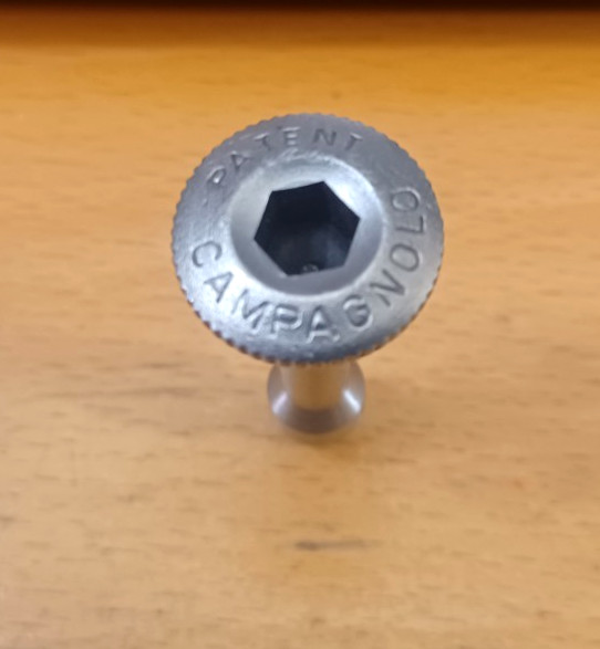VGC, Campagnolo Super Record Rear Derailleur Titanium Lower Pivot Bolt, L\'Eroica VGC, Campagnolo Super Record Rear Derailleur Titanium Lower Pivot Bolt, L\'Eroica