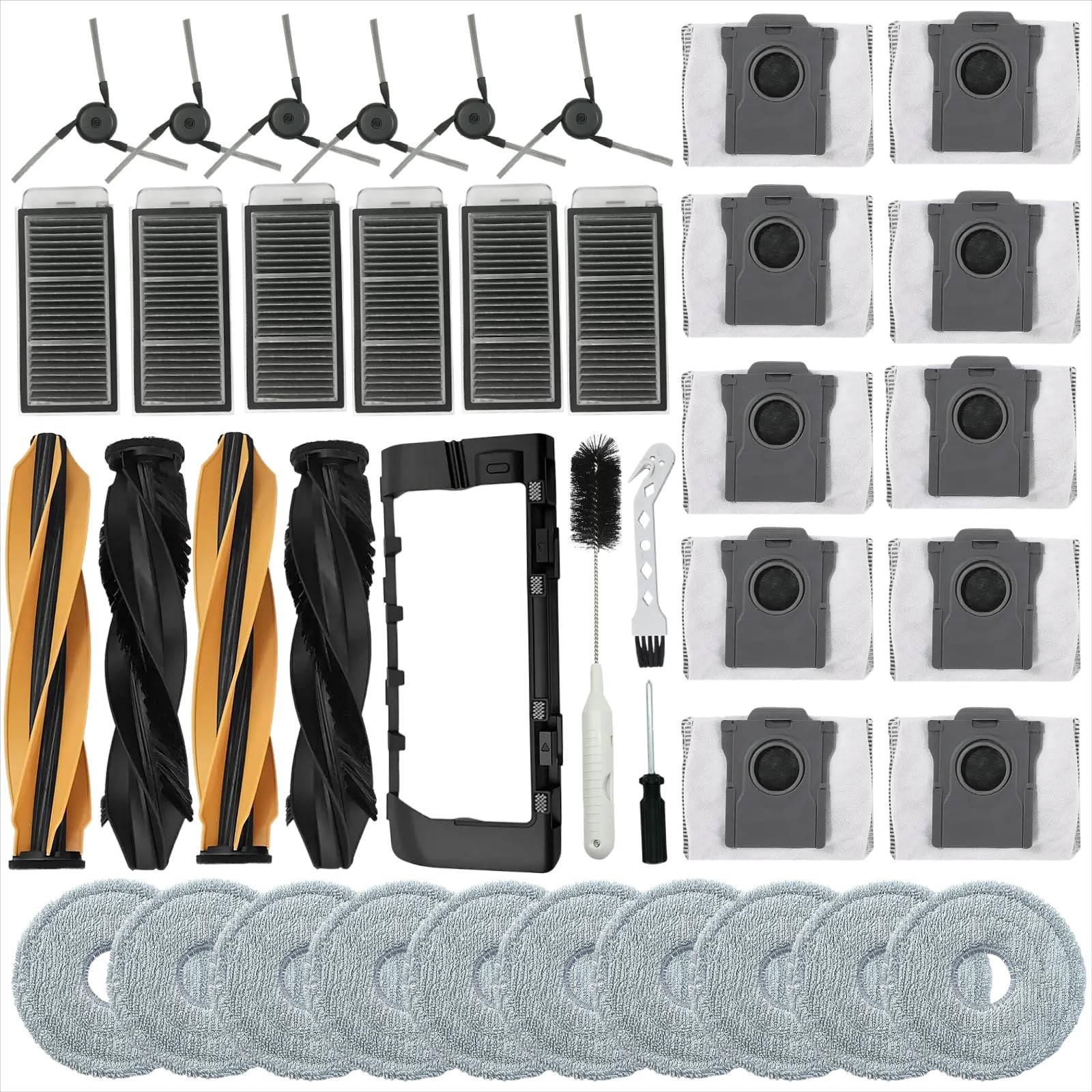 Replacement Accessory Kit Compatible with Dreame X50 Ultra, L50 Ultra Black Replacement Accessory Kit Compatible with Dreame X50 Ultra, L50 Ultra Black