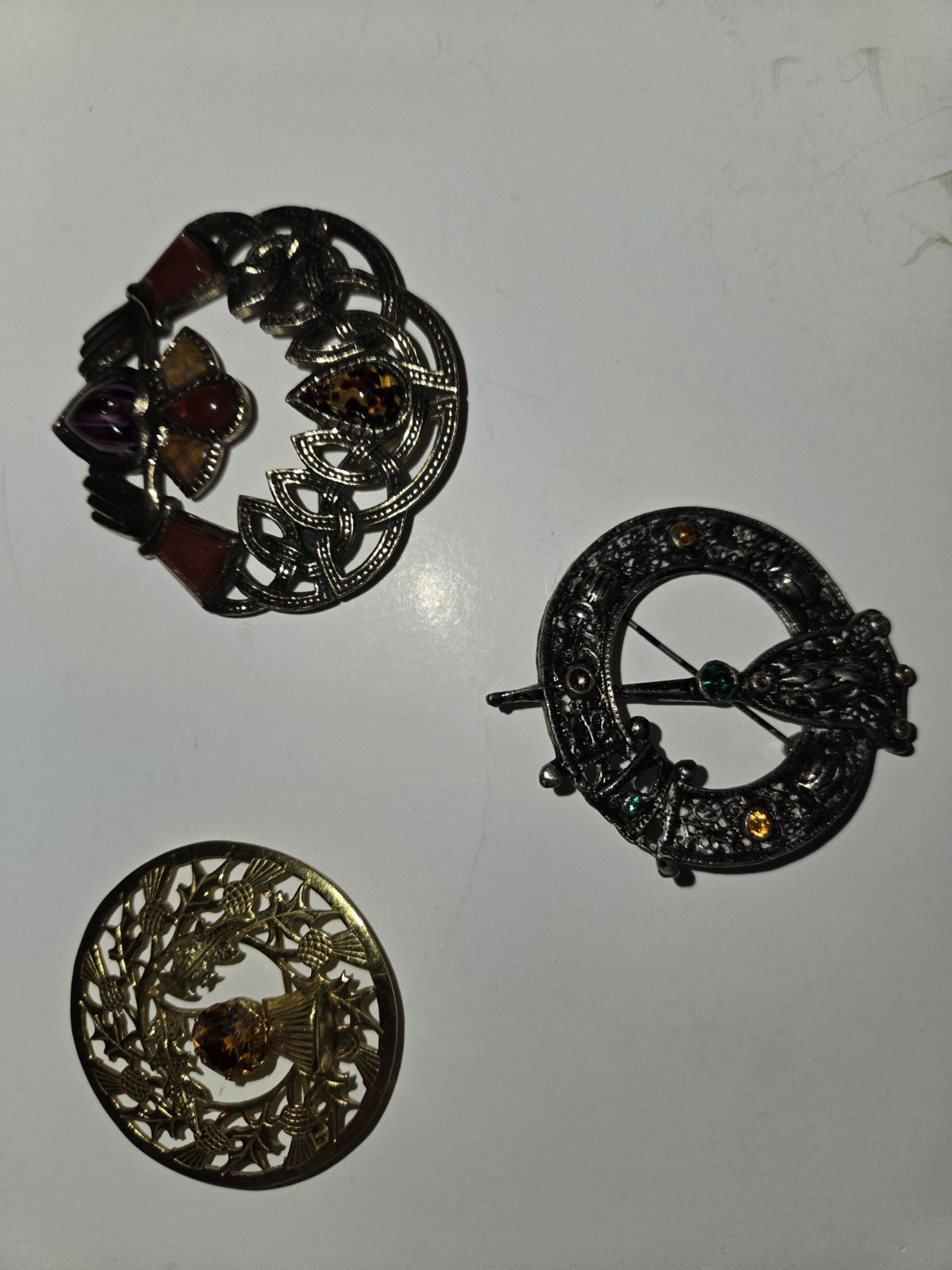 Three Vintage Silver Pendants Three Vintage Silver Pendants
