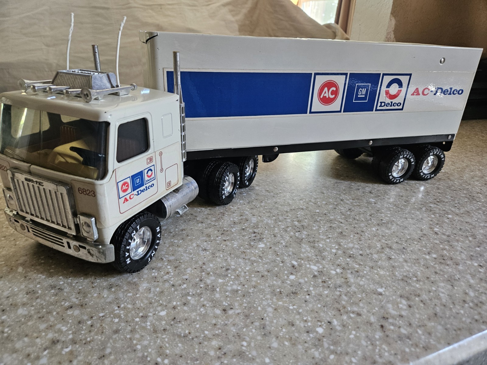 Vintage Nylint GMC Cadet Semi Truck AC Delco Model