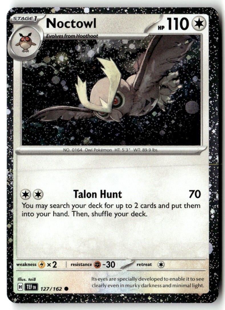 Noctowl - 127 (Cosmos Holo) 127/162 Holofoil - Miscellaneous Card... - PTCG - NM