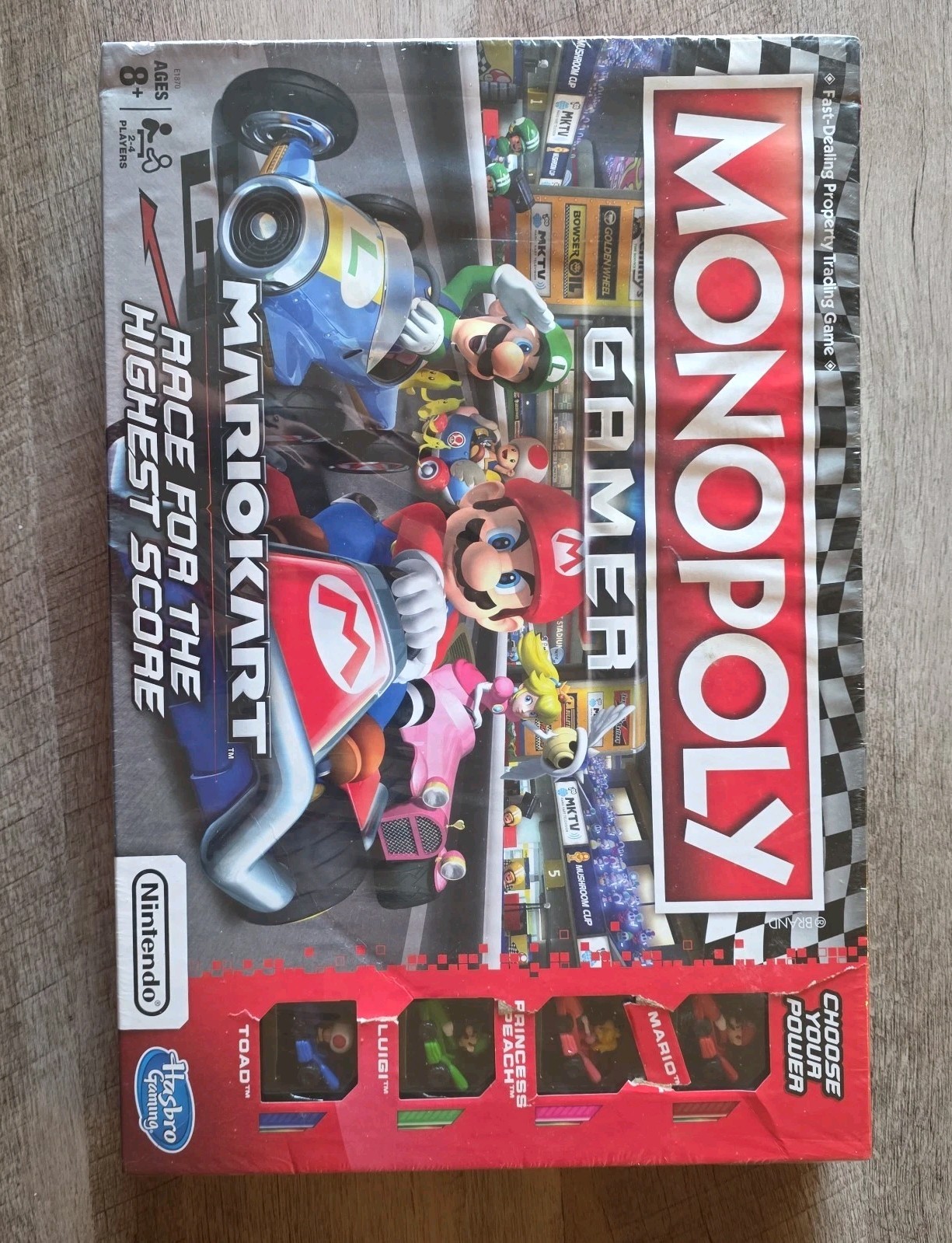 Monopoly Gamer Mario Kart 2018 Sealed Board Game Nintendo 2-4 Players Rough Box Monopoly Gamer Mario Kart 2018 Sealed Board Game Nintendo 2-4 Players Rough Box