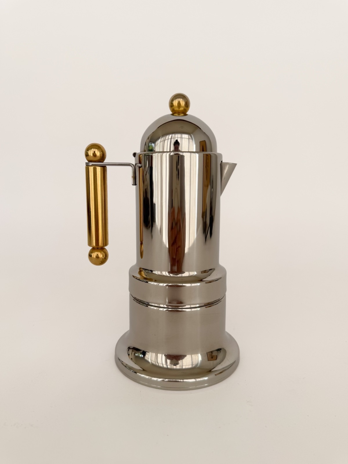 Vintage Italian Inox Stove Top Stainless Steel Espresso Coffee Maker