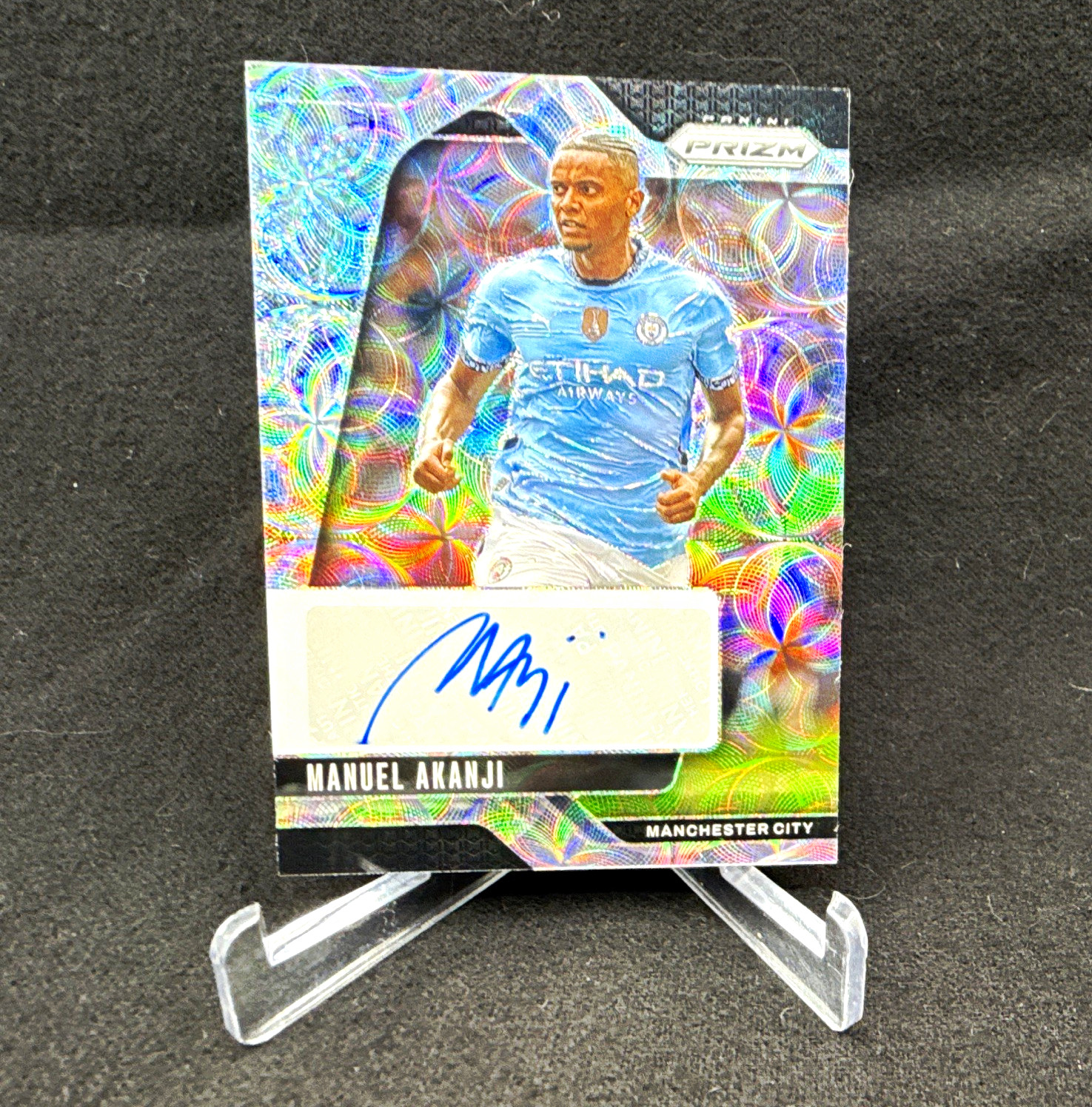 Panini 2024-25 Prizm EPL Signatures Manuel Akanji Man City S-MA Choice Auto