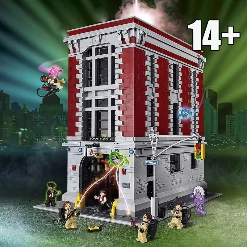 NEW 4634 PCS Ghostbusters Firehouse Headquarters Building Block Set