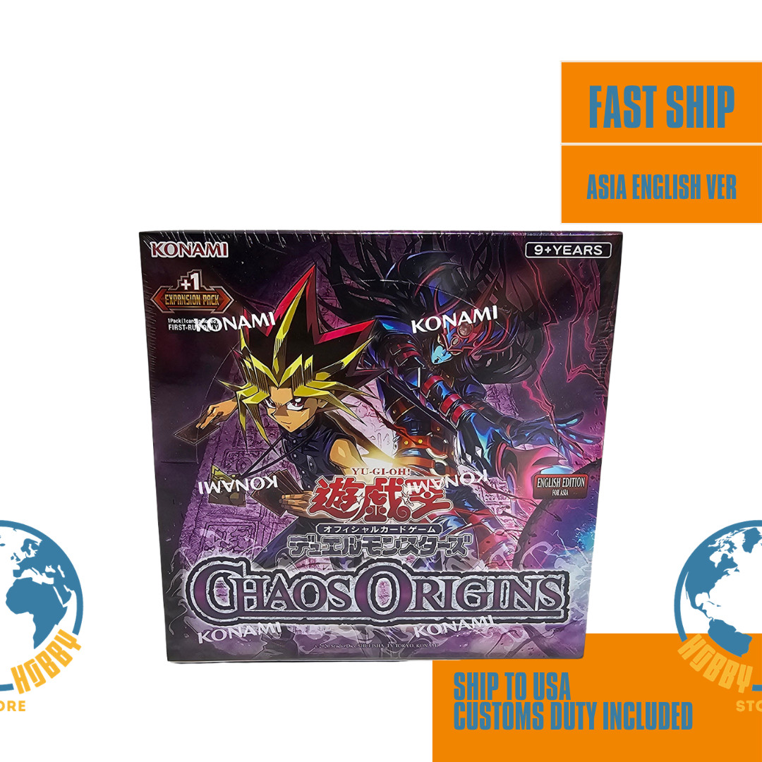 Yu-Gi-Oh Chaos Origins Booster +1 Expansion Pack Sealed Box Asia English Ver.