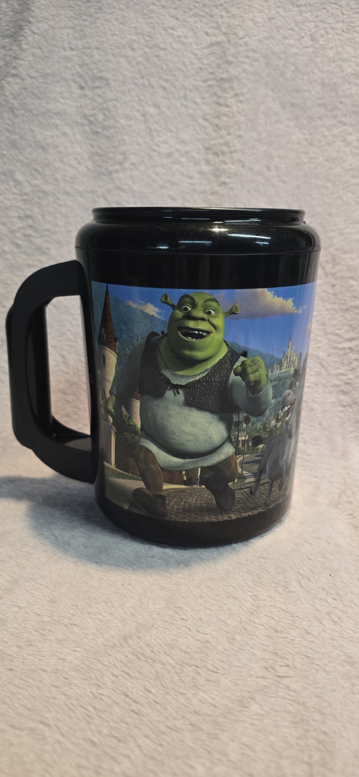 Vintage Shrek 2 7-Eleven Slurpee Mug 2004 Aladdin Insulated Sierra Mist-NO LID