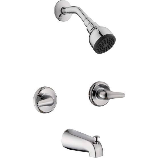 NEW GLACIER BAY Aragon Double Handle 1-Spray Tub and Shower Faucet NEW GLACIER BAY Aragon Double Handle 1-Spray Tub and Shower Faucet