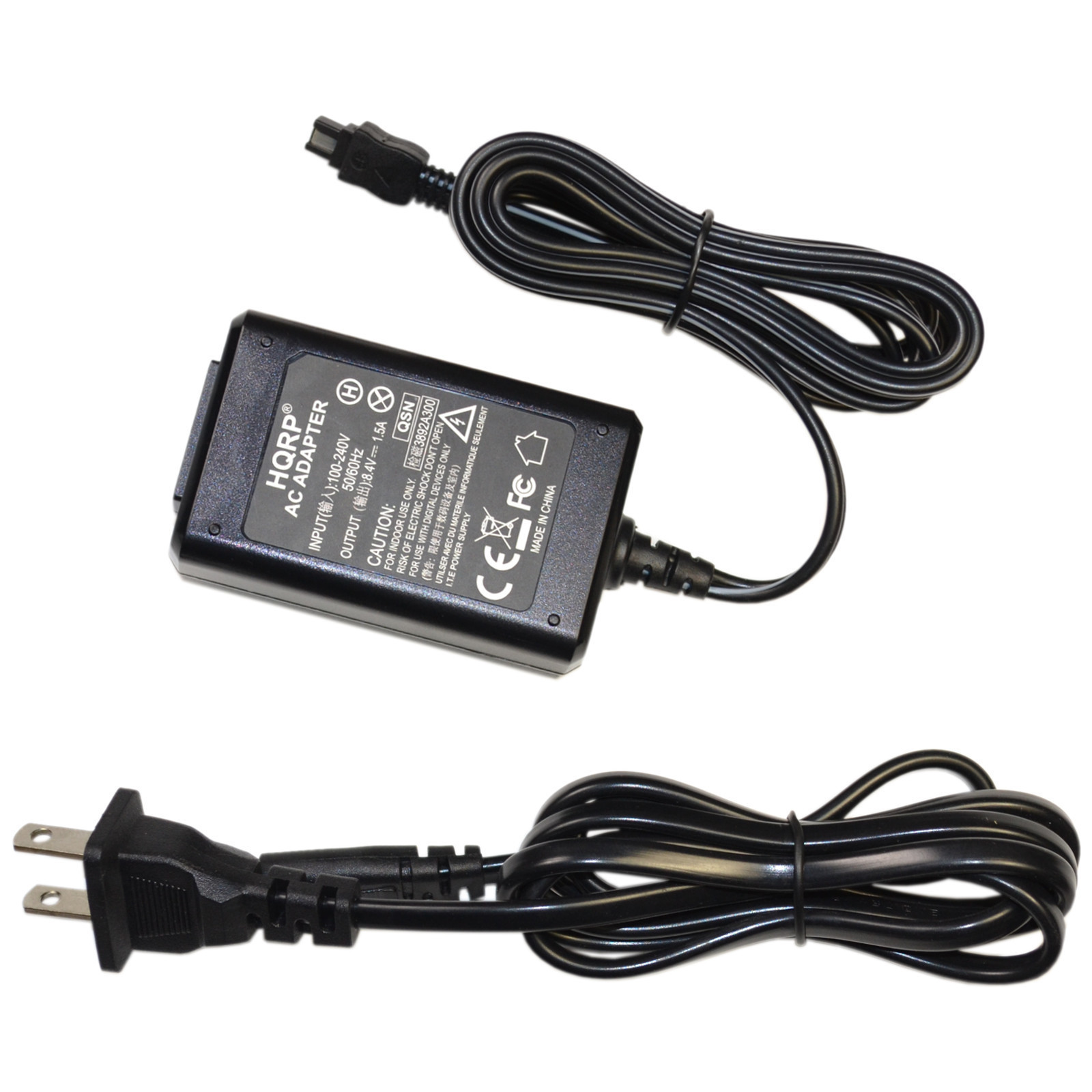 HQRP AC Adapter for Sony Handycam HDR-XR200 HDR-XR200E HDR-XR200V HDR-XR200VE