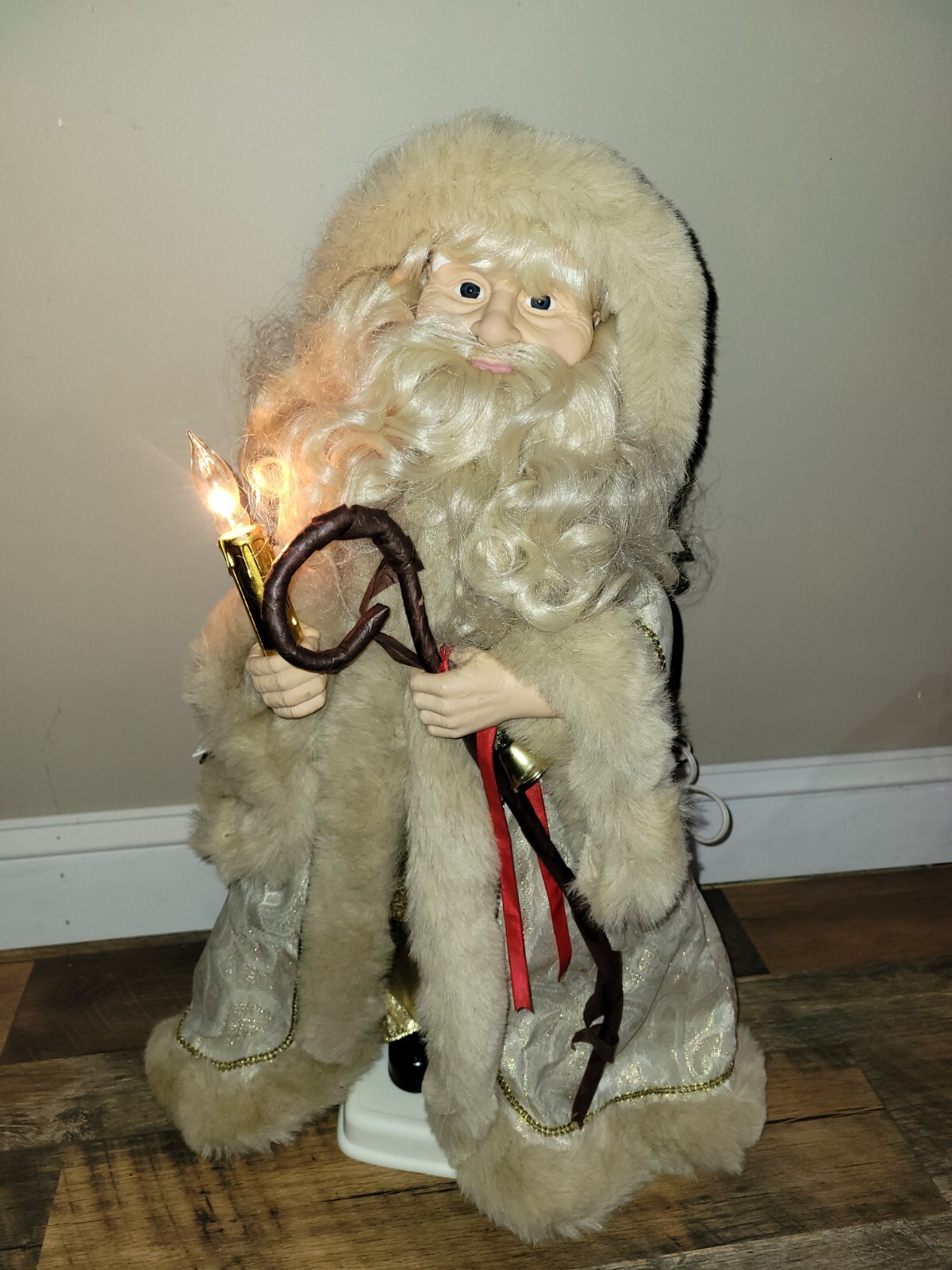 Telco Motionette Santa Claus St Nick Christmas Figure Vintage Works 24\ Telco Motionette Santa Claus St Nick Christmas Figure Vintage Works 24\