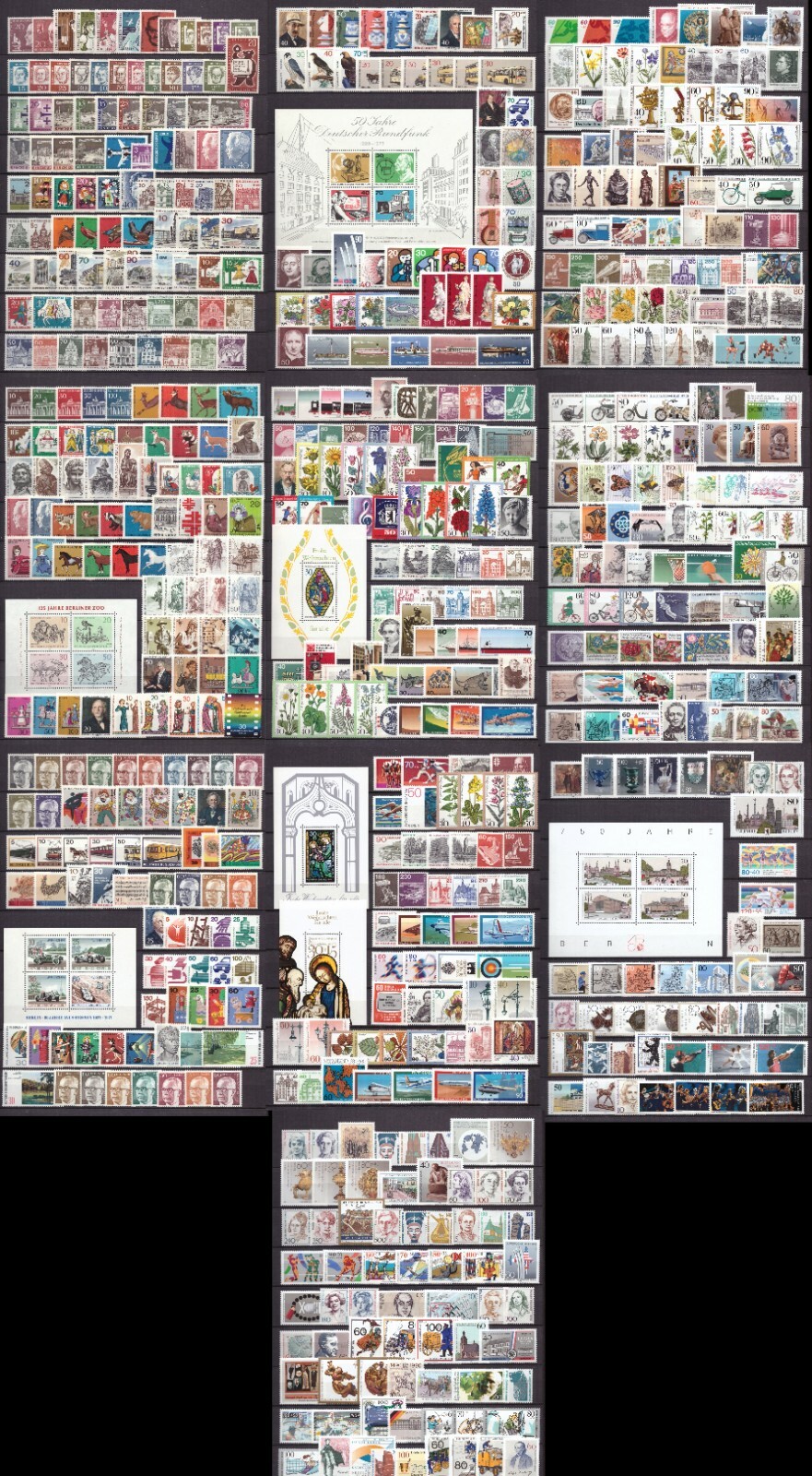 BERLIN COLLECTION 1960-1990 COMPLETE MNH VALUE $1650, see 10 pictures 1960-90