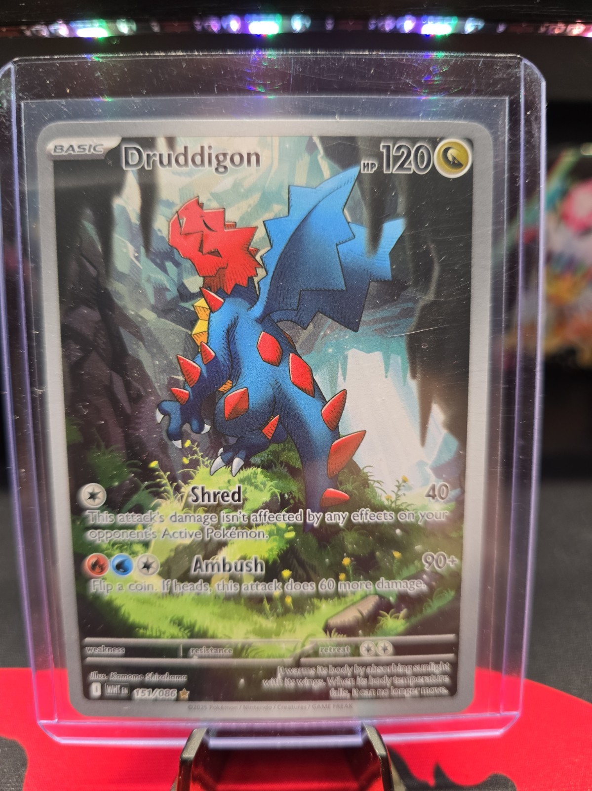 Druddigon 151/086 Sv: White Flare Holo
