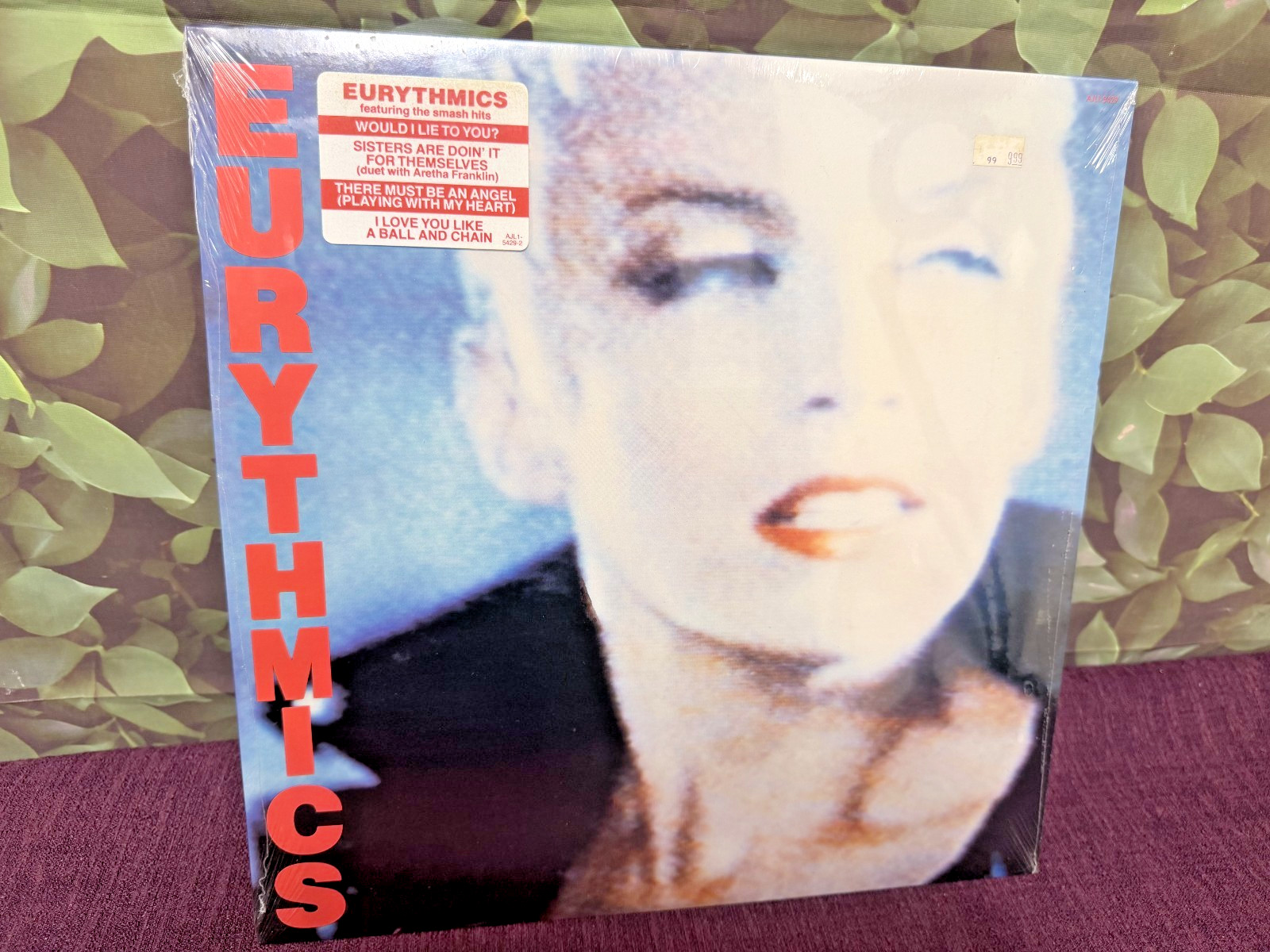 ORIGINAL SEALED EURYTHMICS Be Your Self Tonight HYPE STICKER  Excellent