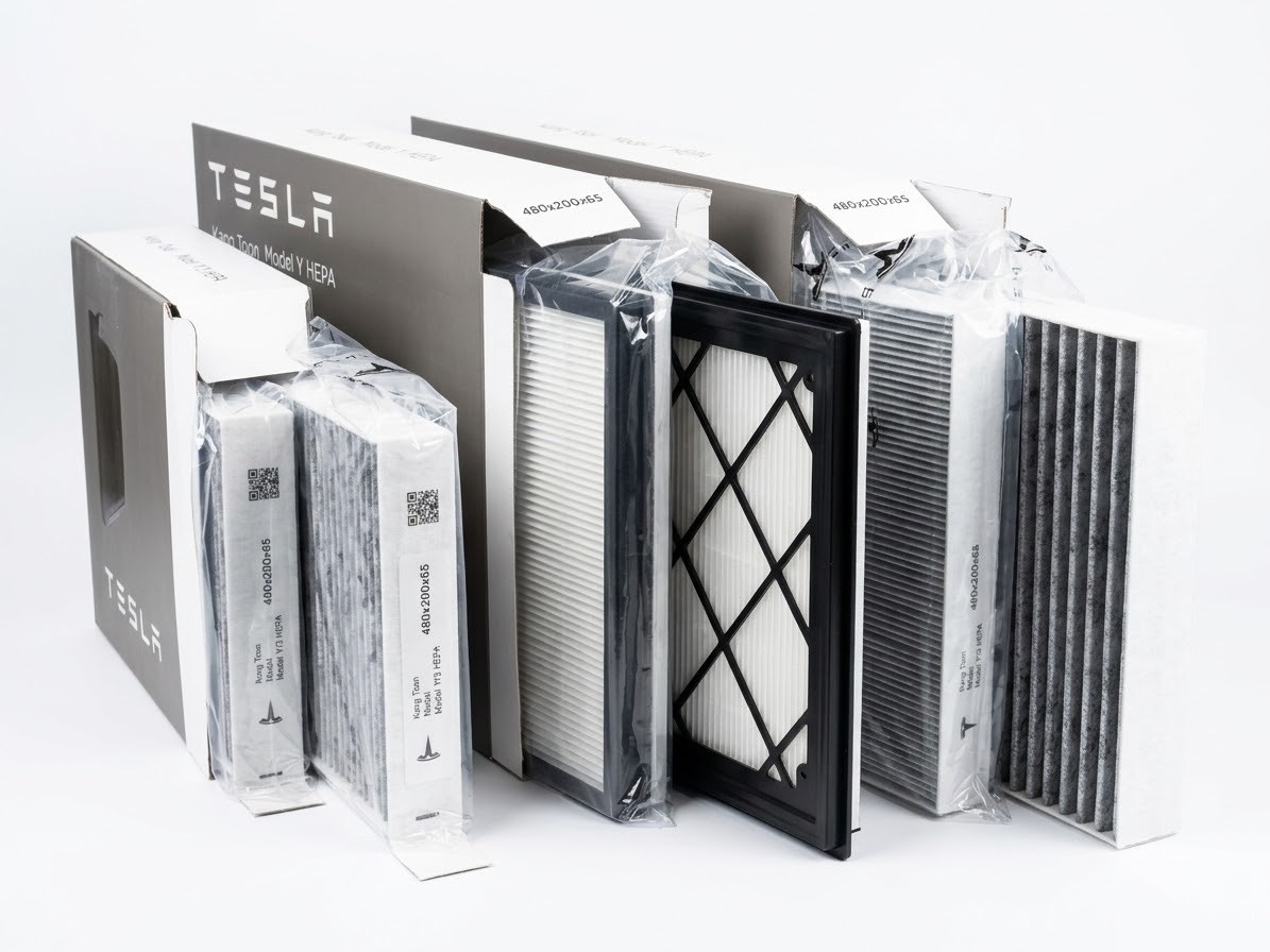 OEM Full set 6 pieces HEPA Cabin AC Air Filter for Tesla Model Y  
